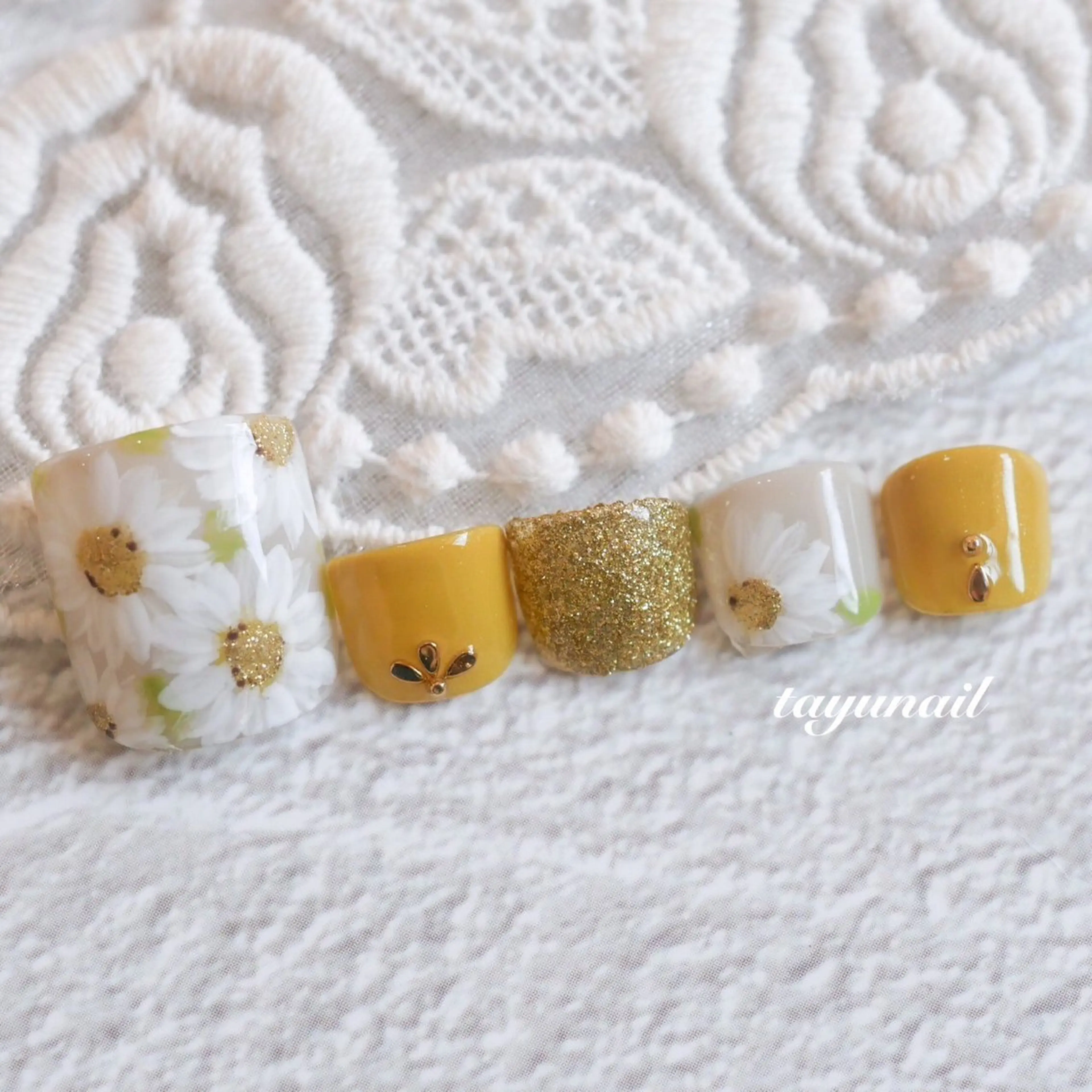 ネイル アートネイル ジェルネイル パラジェル 春ネイル ネイルサロン 【たゆnail】のネイルデザイン