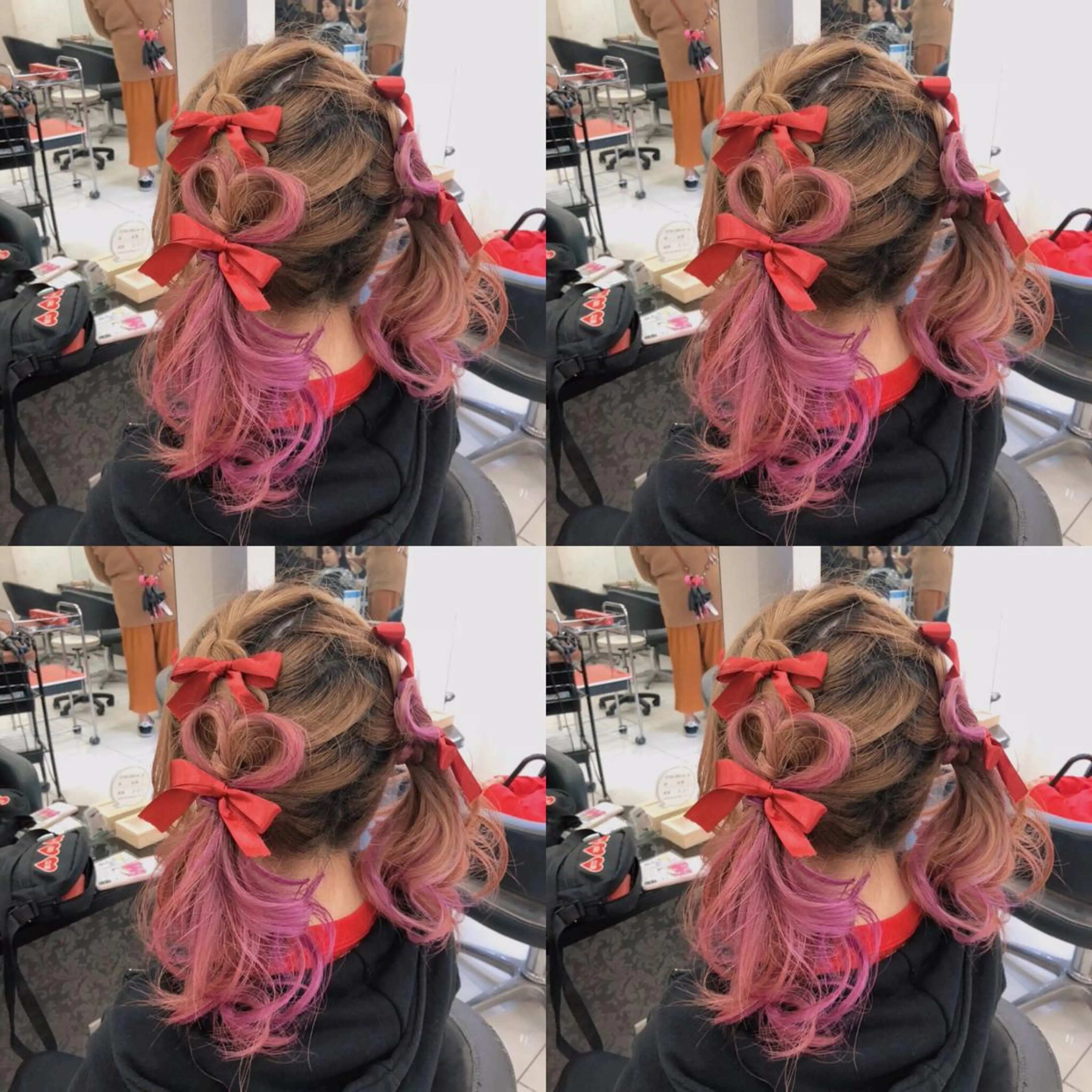 ミディアム ヘアアレンジ ツインテール ヘアセット 🌷MAYU 🌷のヘアスタイル