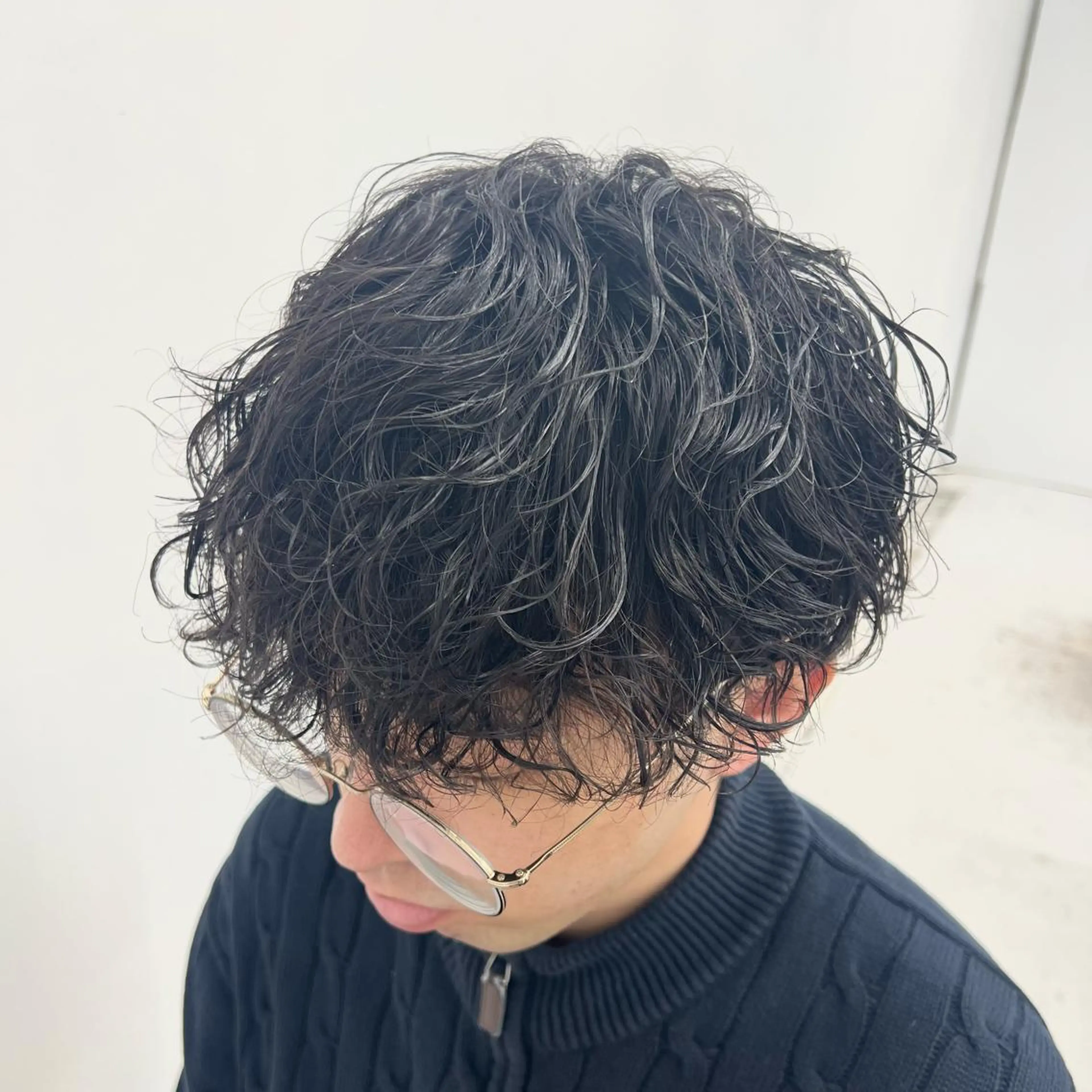 ショート パーマ メンズ ヘアカラー 柏メンズカットパーマ NO.1タイチのヘアスタイル