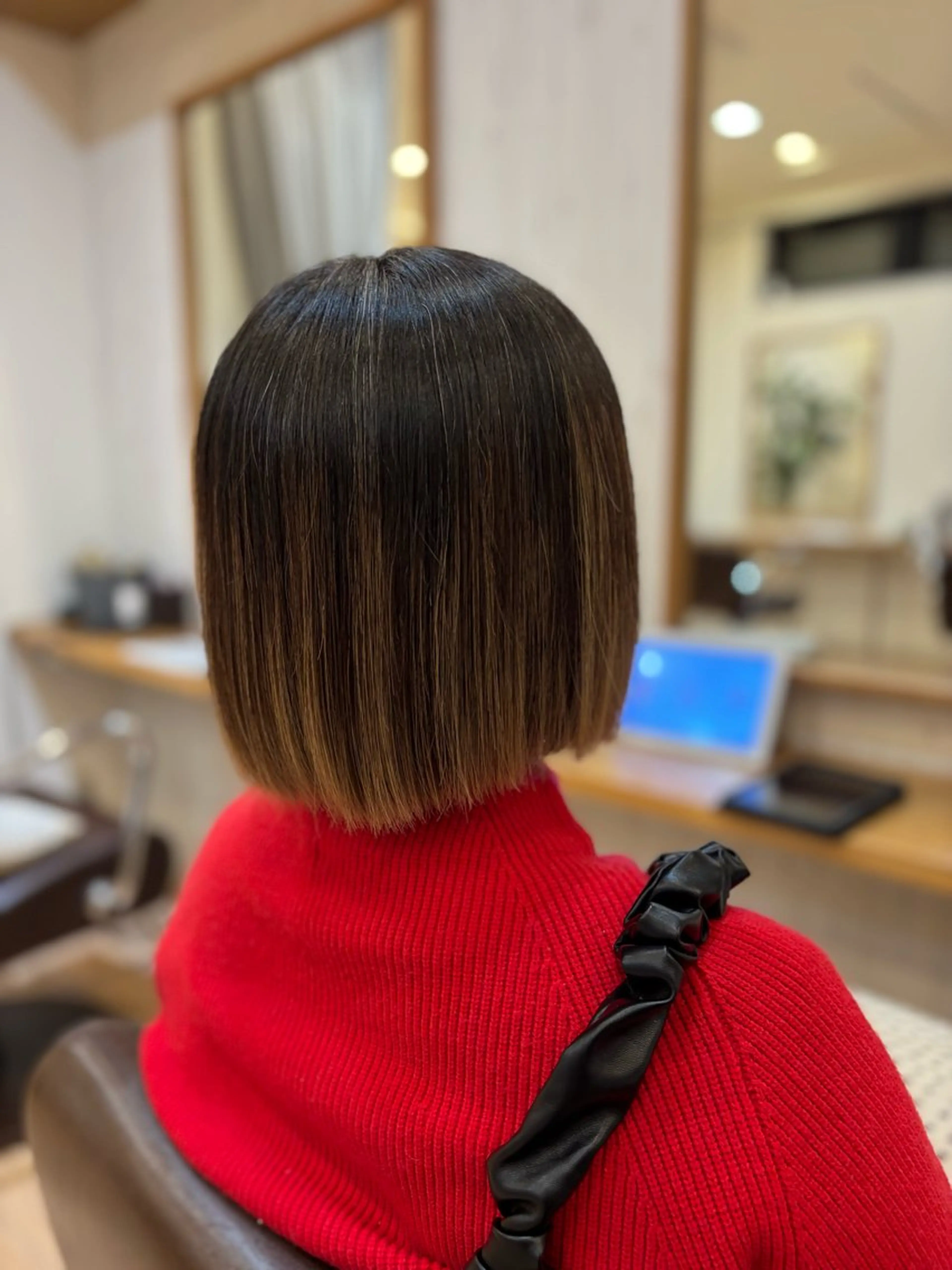 ショート loops北山田店所属・すなが/ハイライト モデル募集中のヘアスタイル