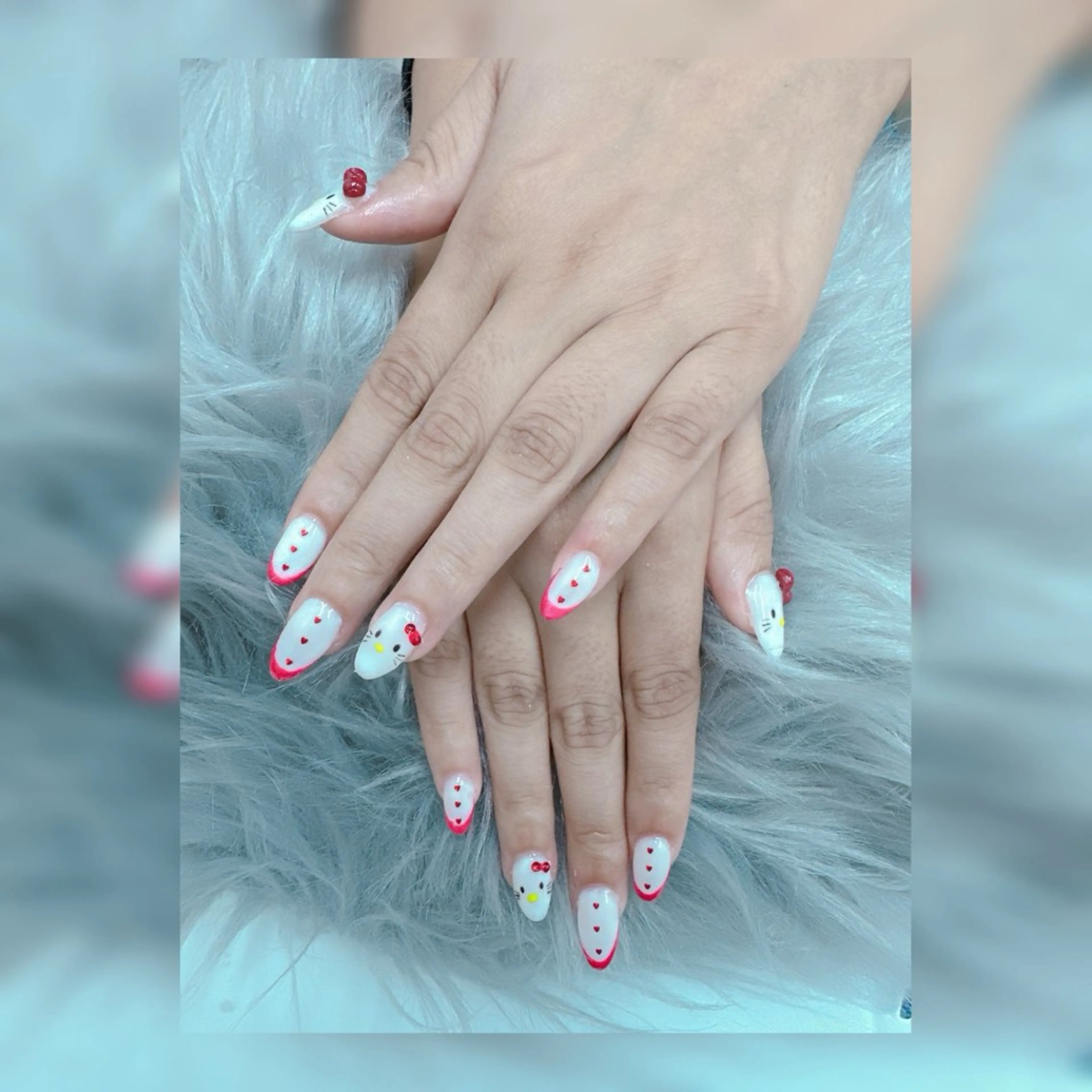 ネイル ネイルチップ ハンドネイル nicoto Harukiのネイルデザイン