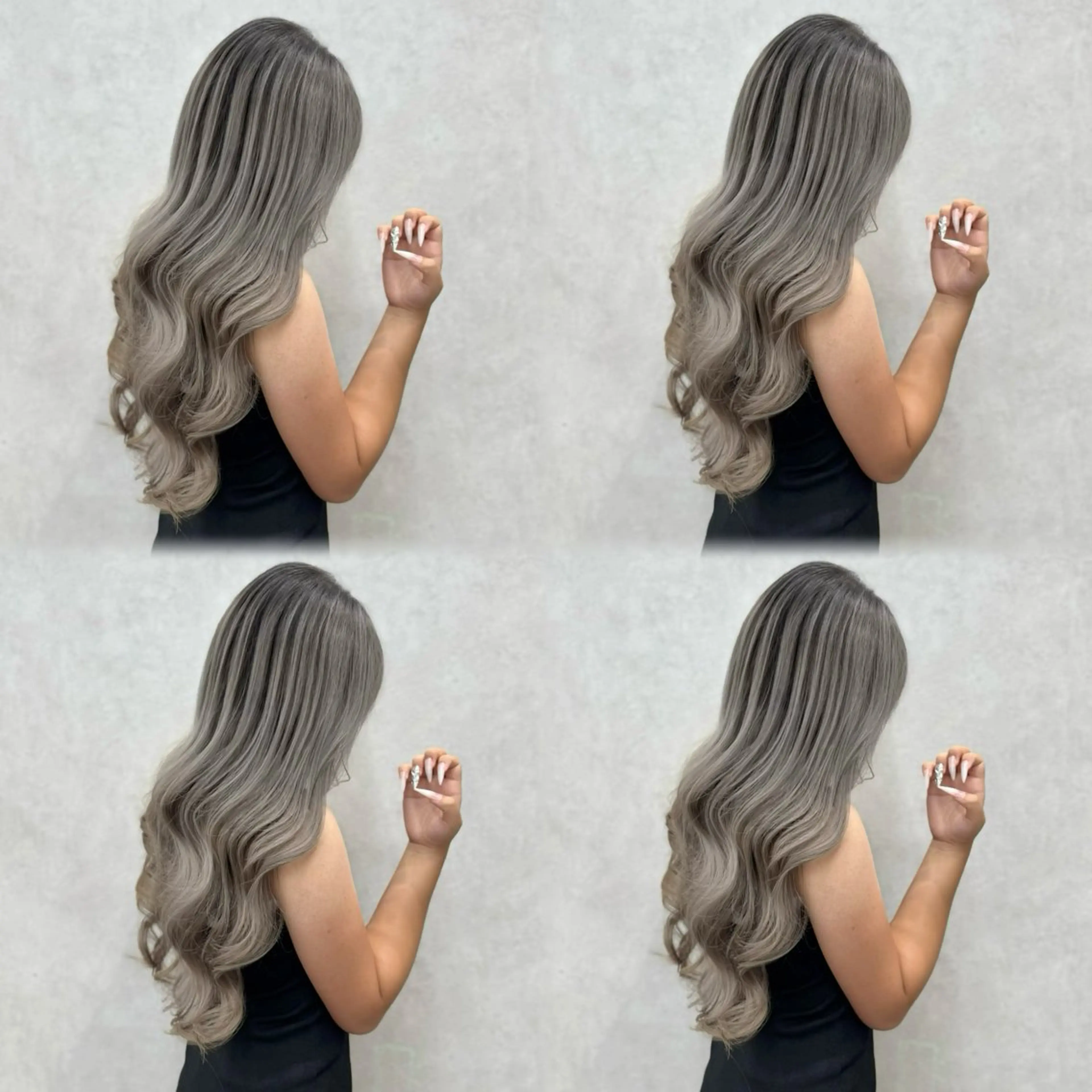 ロング 縮毛矯正 璃 音のヘアスタイル