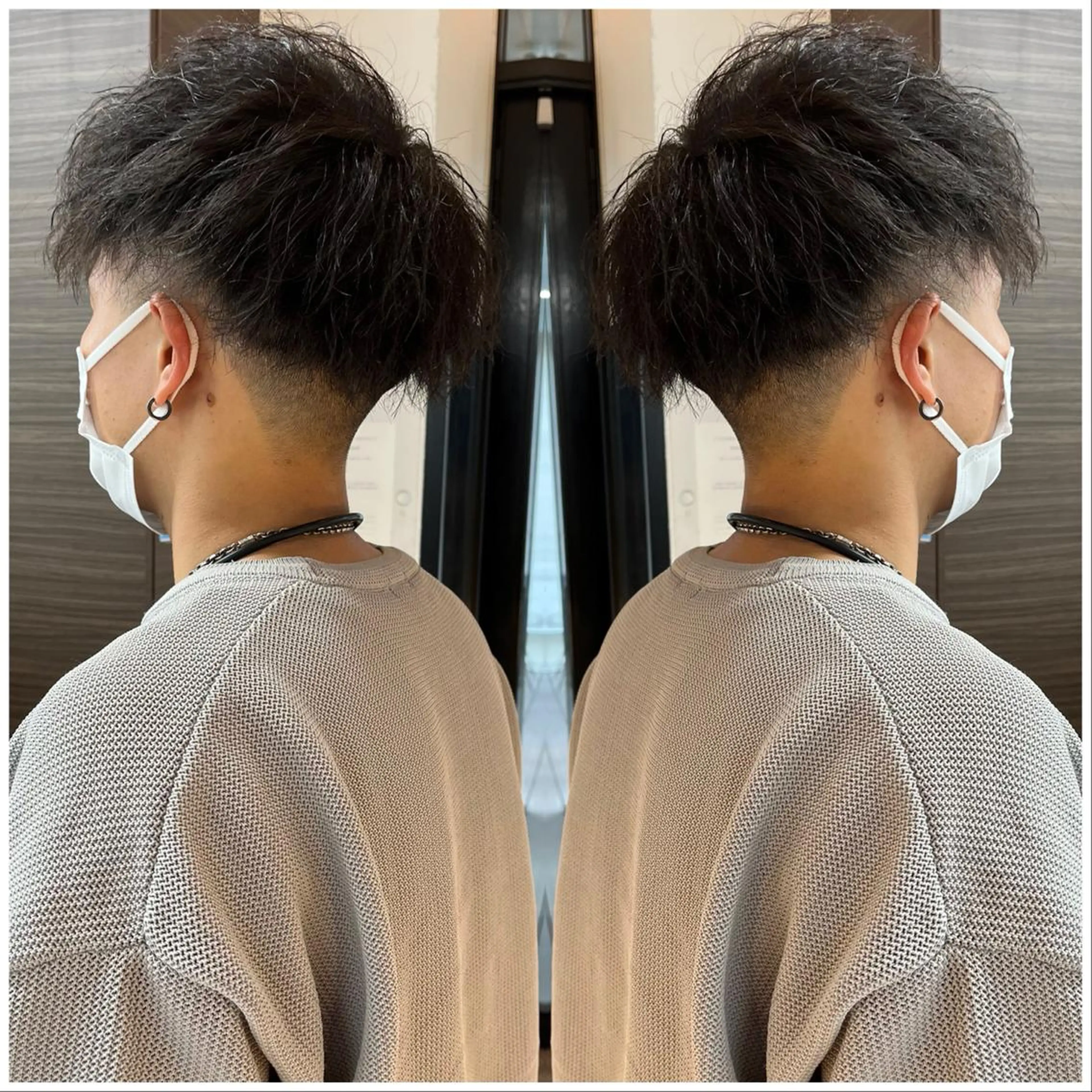 ショート パーマ メンズ メンズパーマ メンズツイストパーマ ツイストパーマ カット パーマ ハタケヤマヨシキ ／BOOTHのヘアスタイル