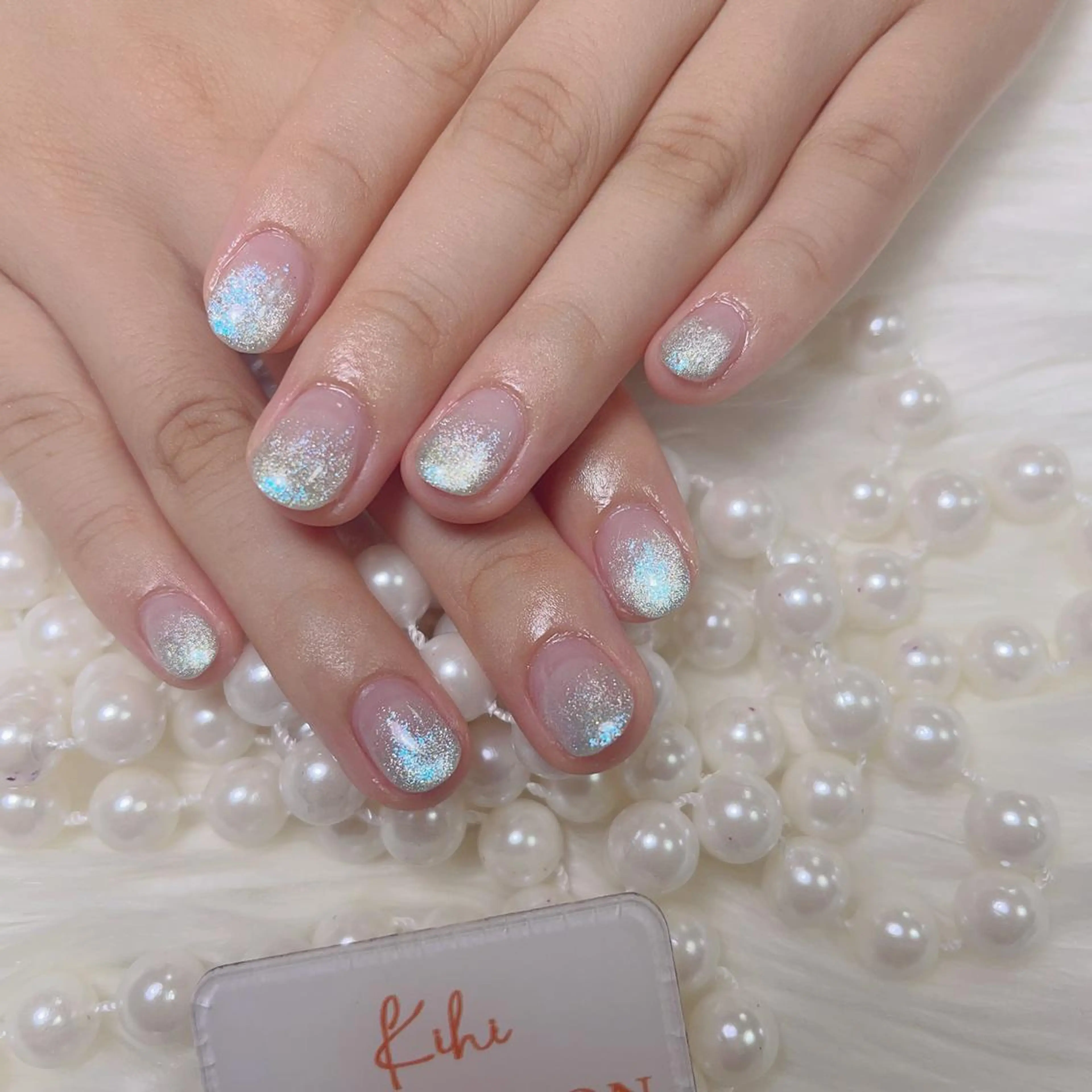 ネイル グラデーション マグネットネイル ハンドネイル 福島 みきのネイルデザイン