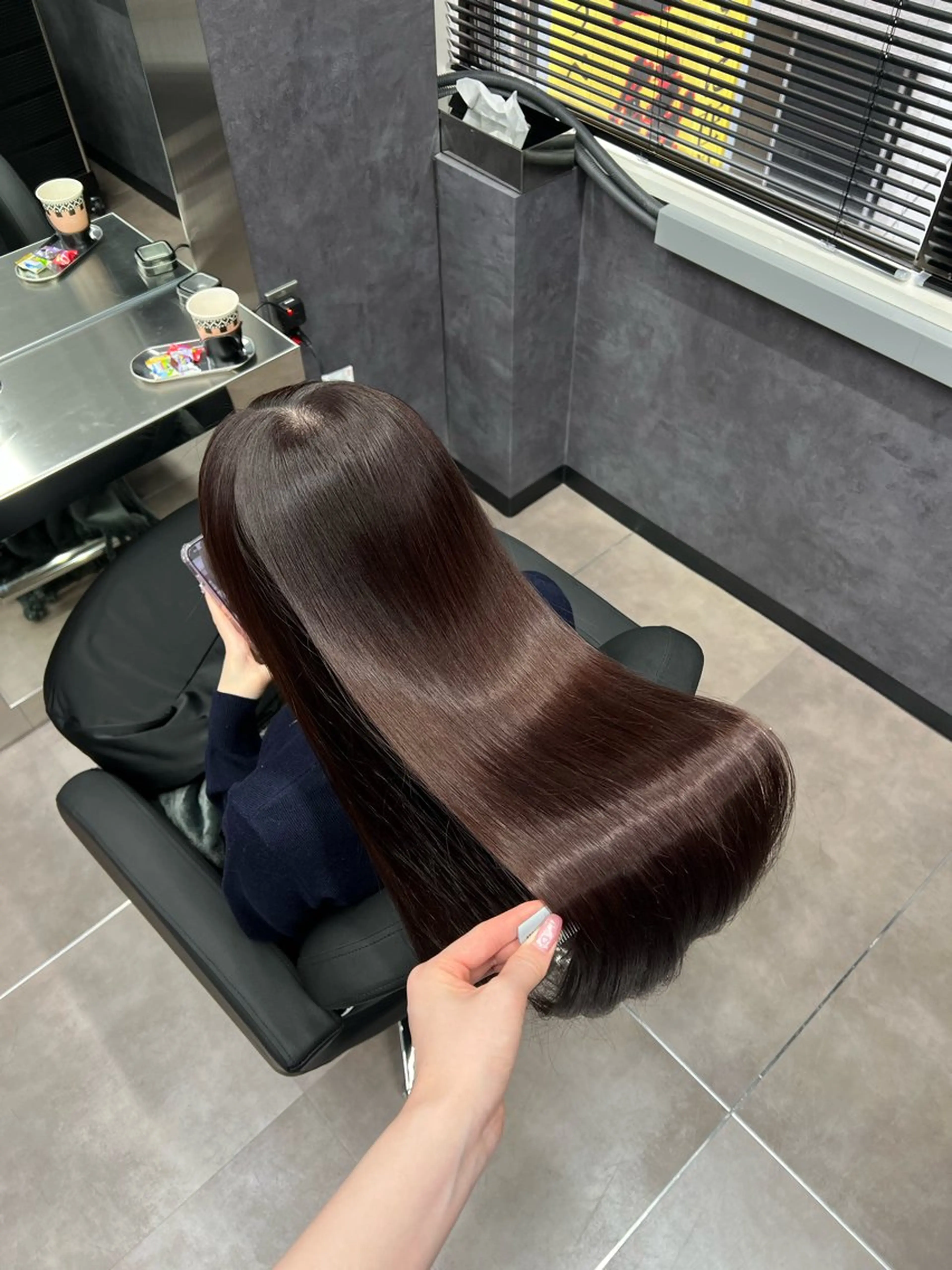 ロング カラー カット ヘアカラー トリートメント 🩶髪質改善/新宿 /saaya🩶のヘアスタイル