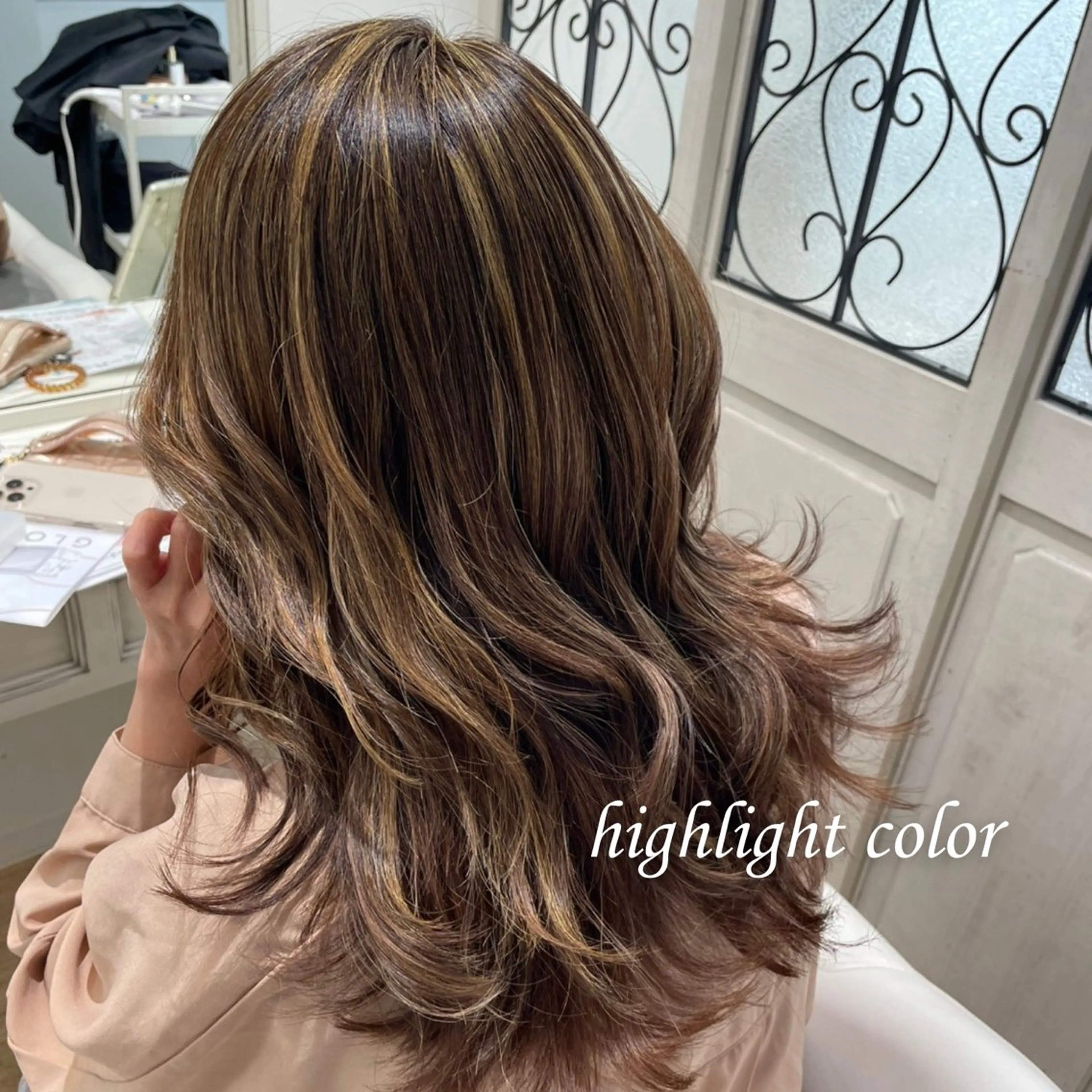 セミロング カラー ✨似合わせstyle ✨mei🦋のヘアスタイル