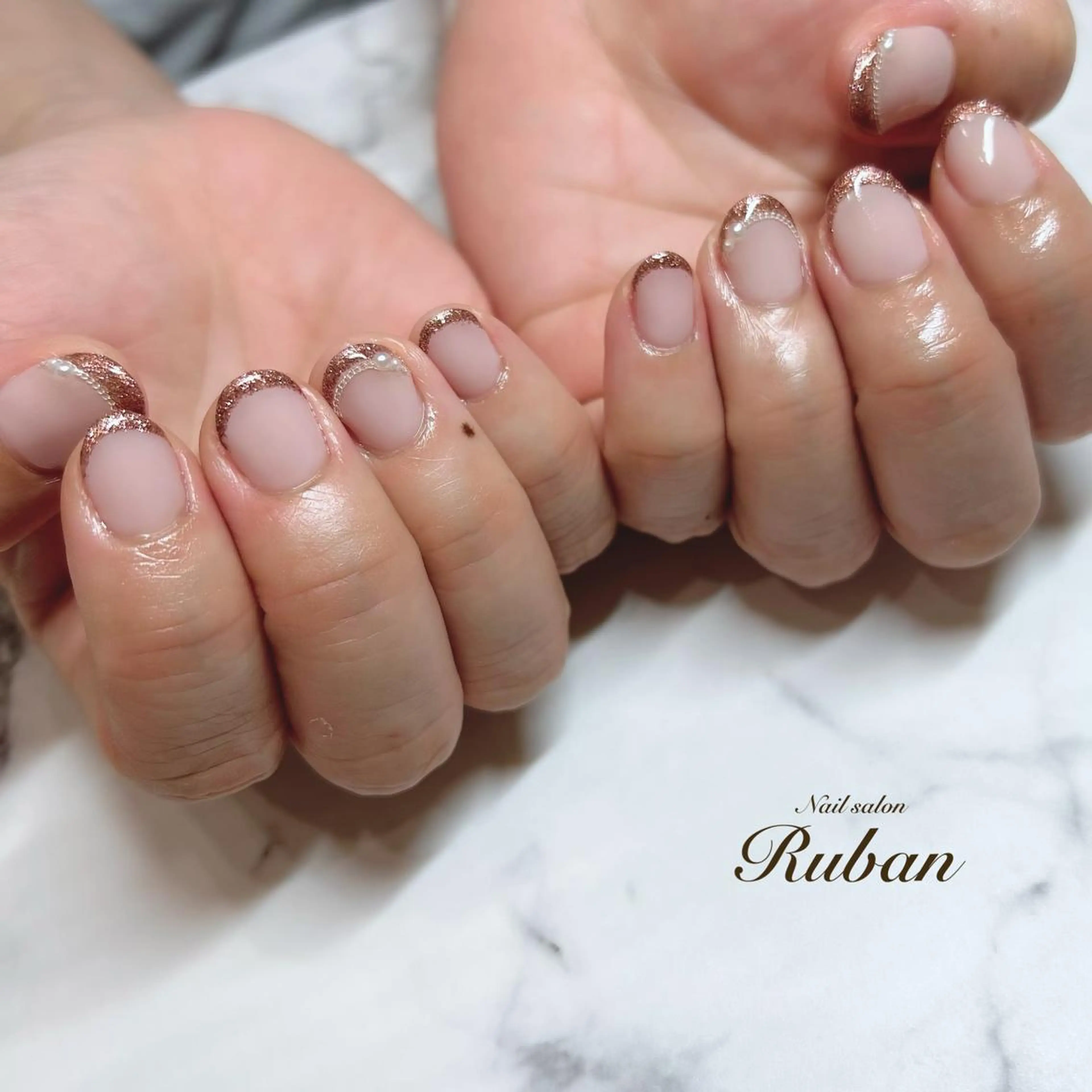 ネイル フレンチネイル Nail salon Rubanのネイルデザイン
