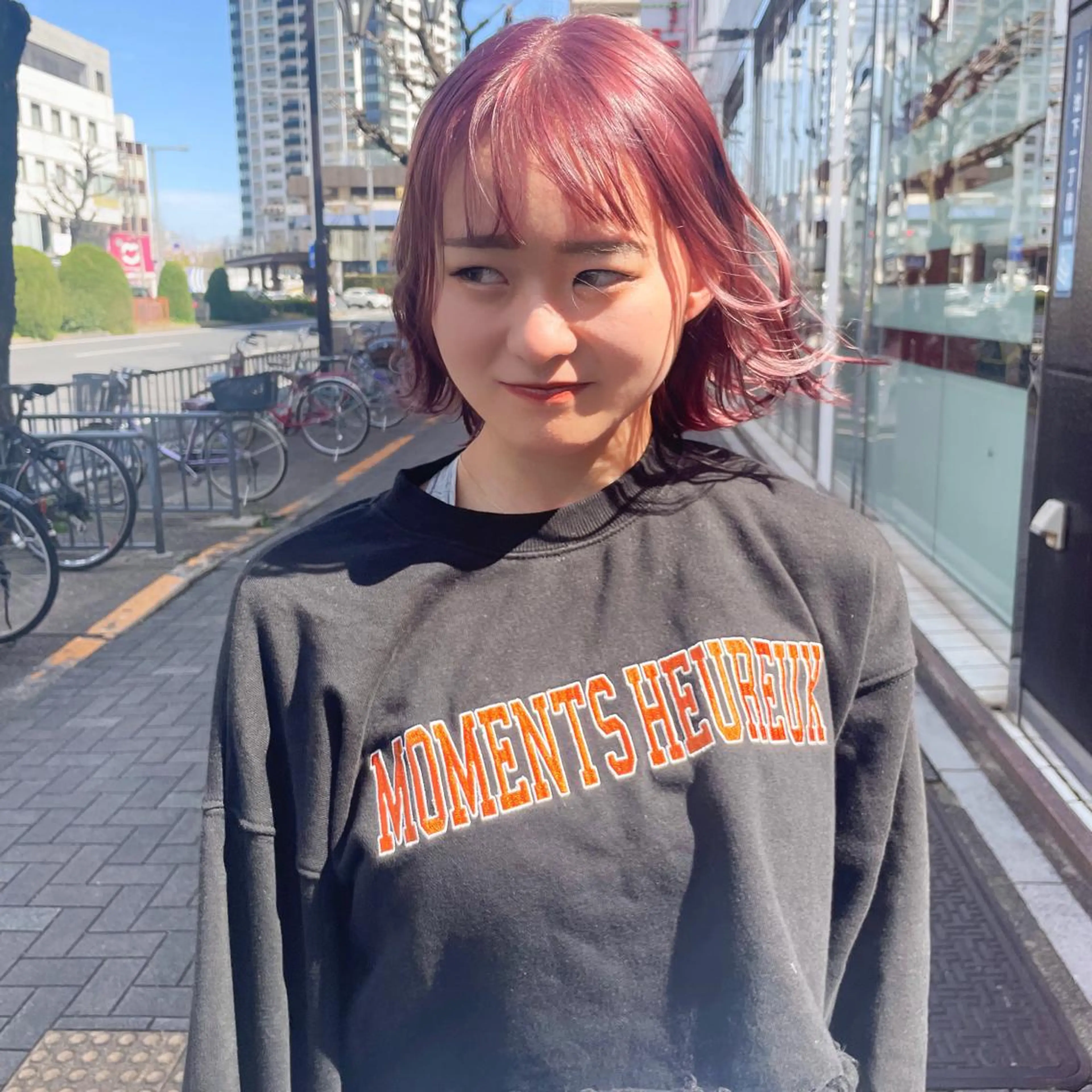 ミディアム カラー レイヤー/高橋 みく /池下/千種のヘアスタイル