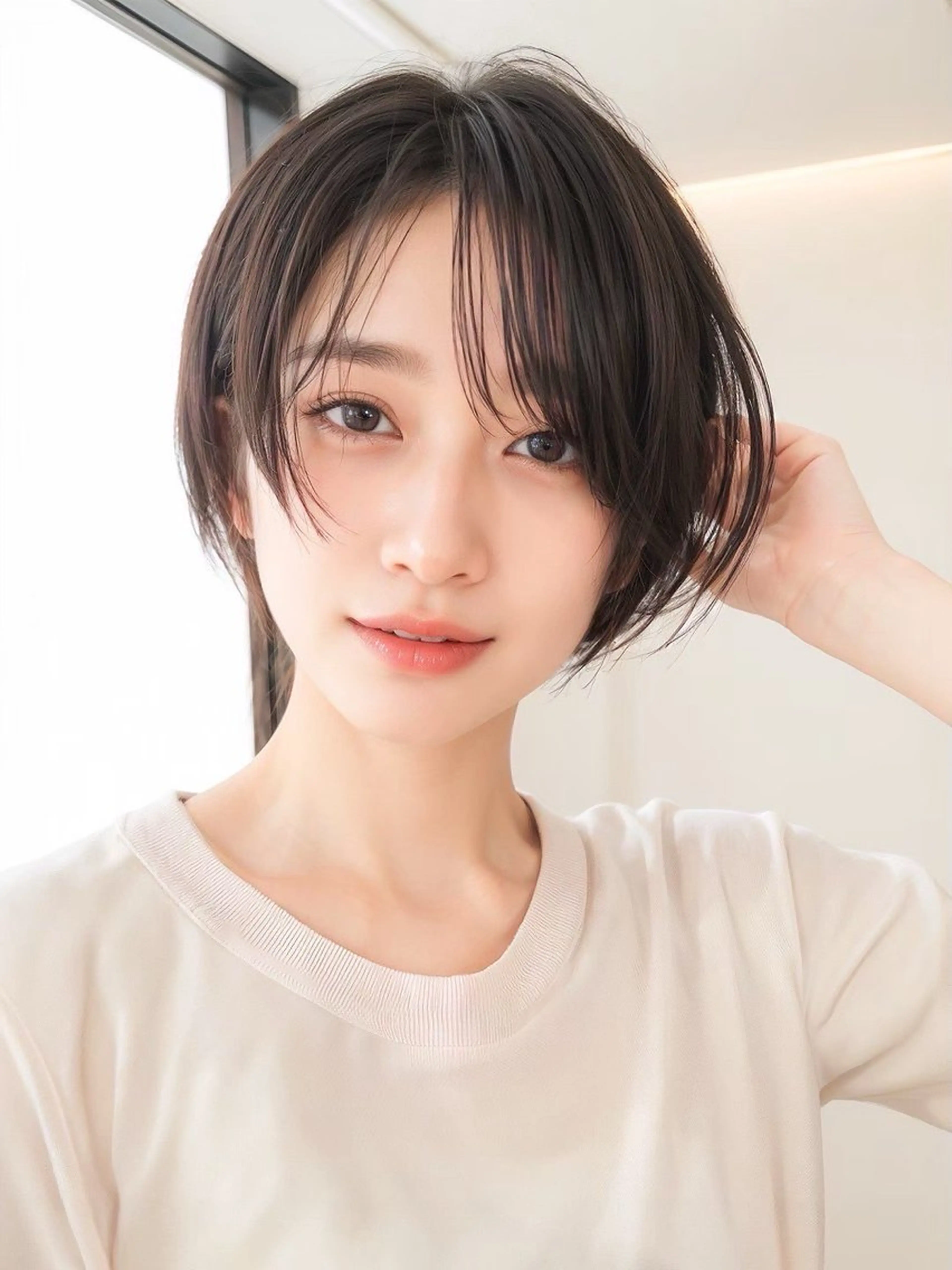 ショート ショートヘア トリートメント attrait所属・attrait 福岡のヘアスタイル