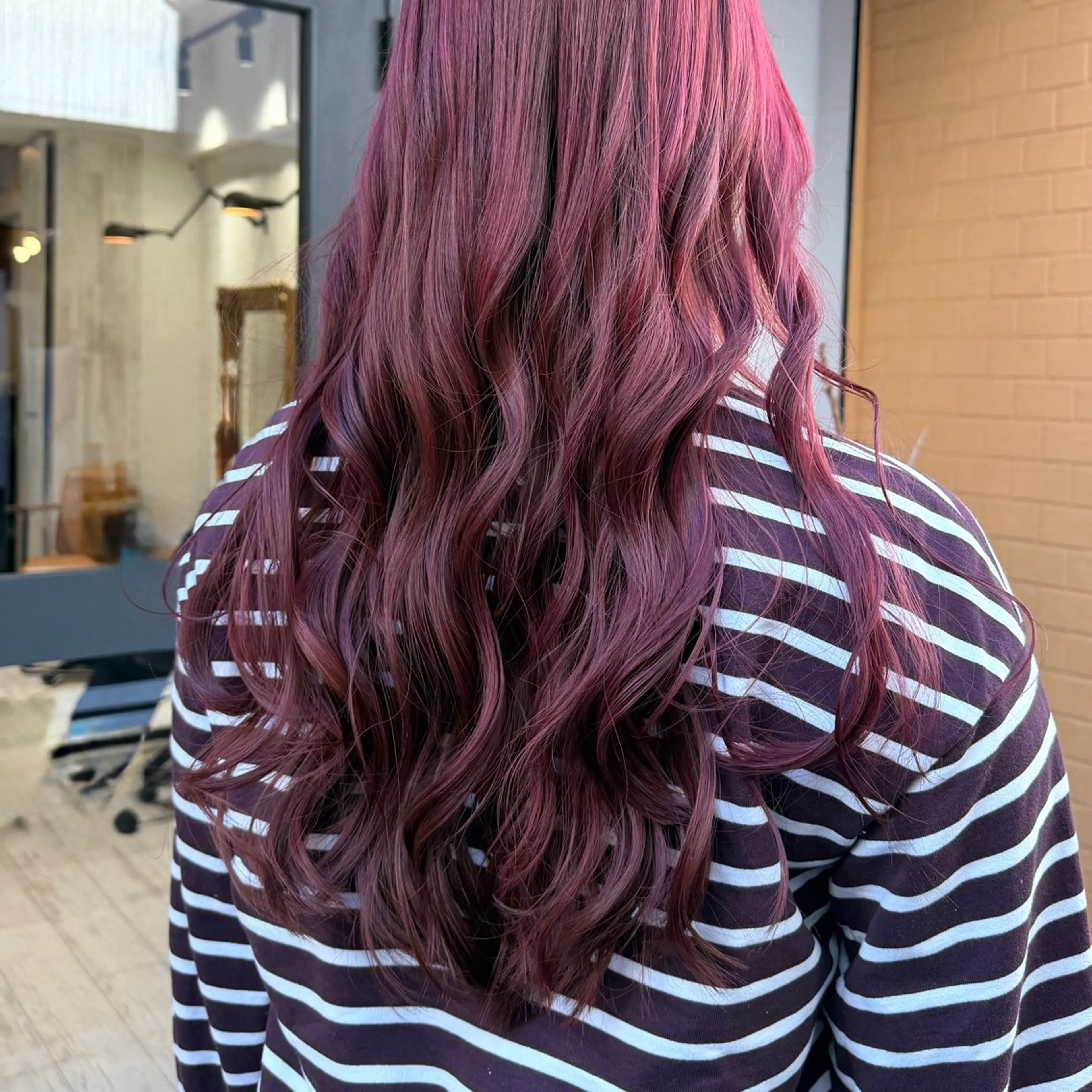 ロング カット ヘアカラー トリートメント re  view MIRUのヘアスタイル