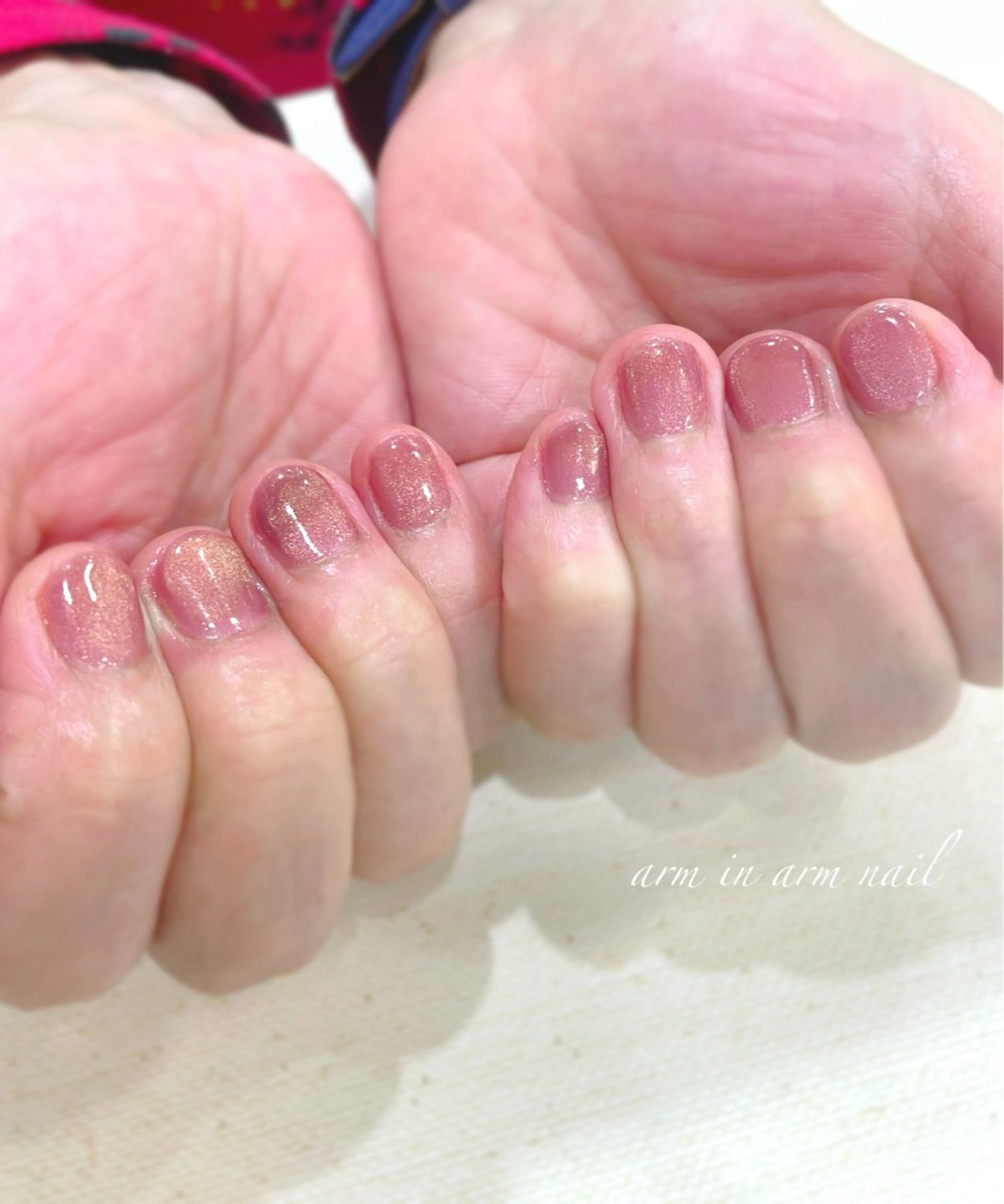 ネイル arm in arm ︎✿Yamamotoのマツエク・マツパデザイン