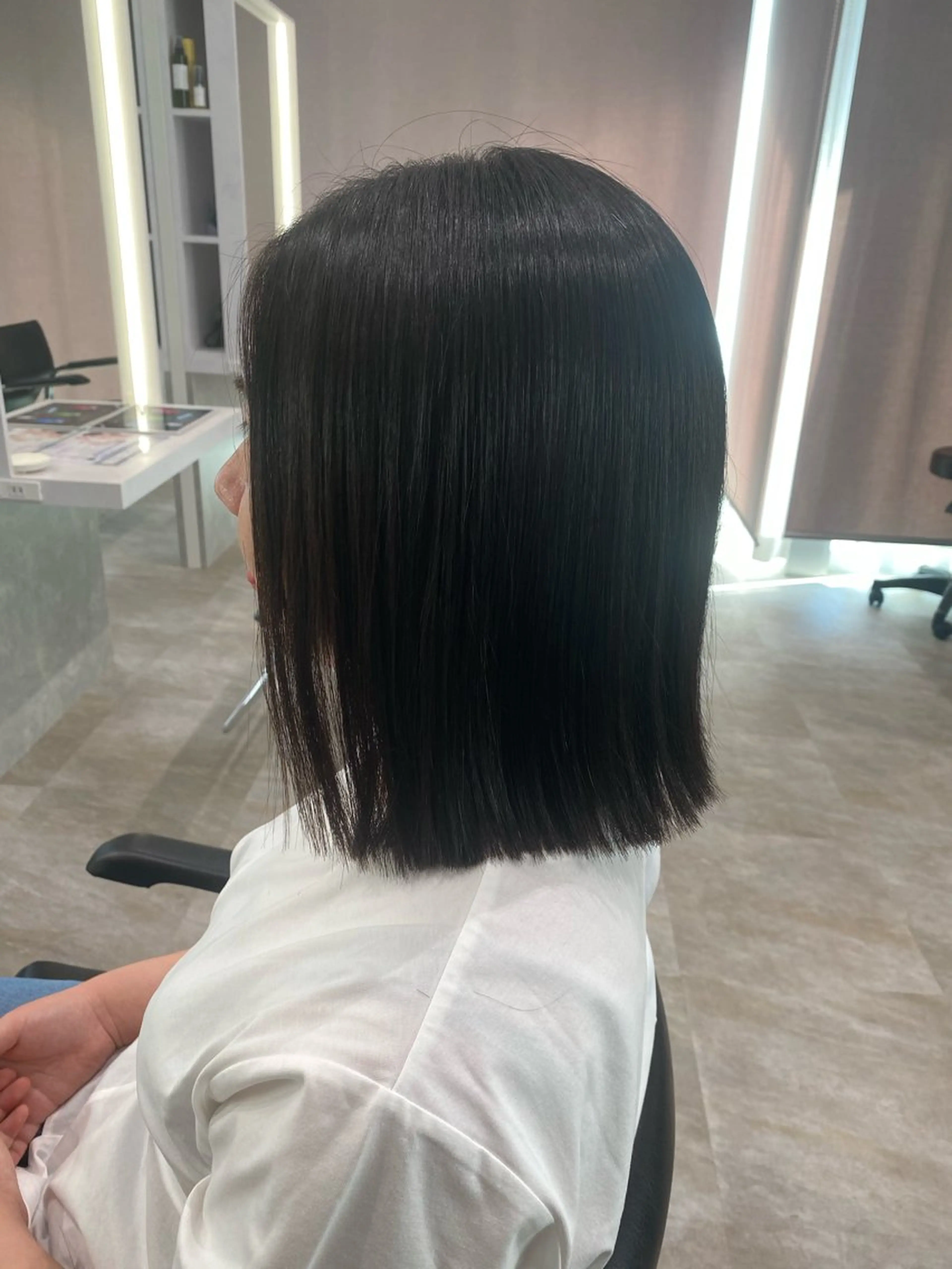 ショート 切りっぱなしボブ ボブ 木原 海斗のヘアスタイル