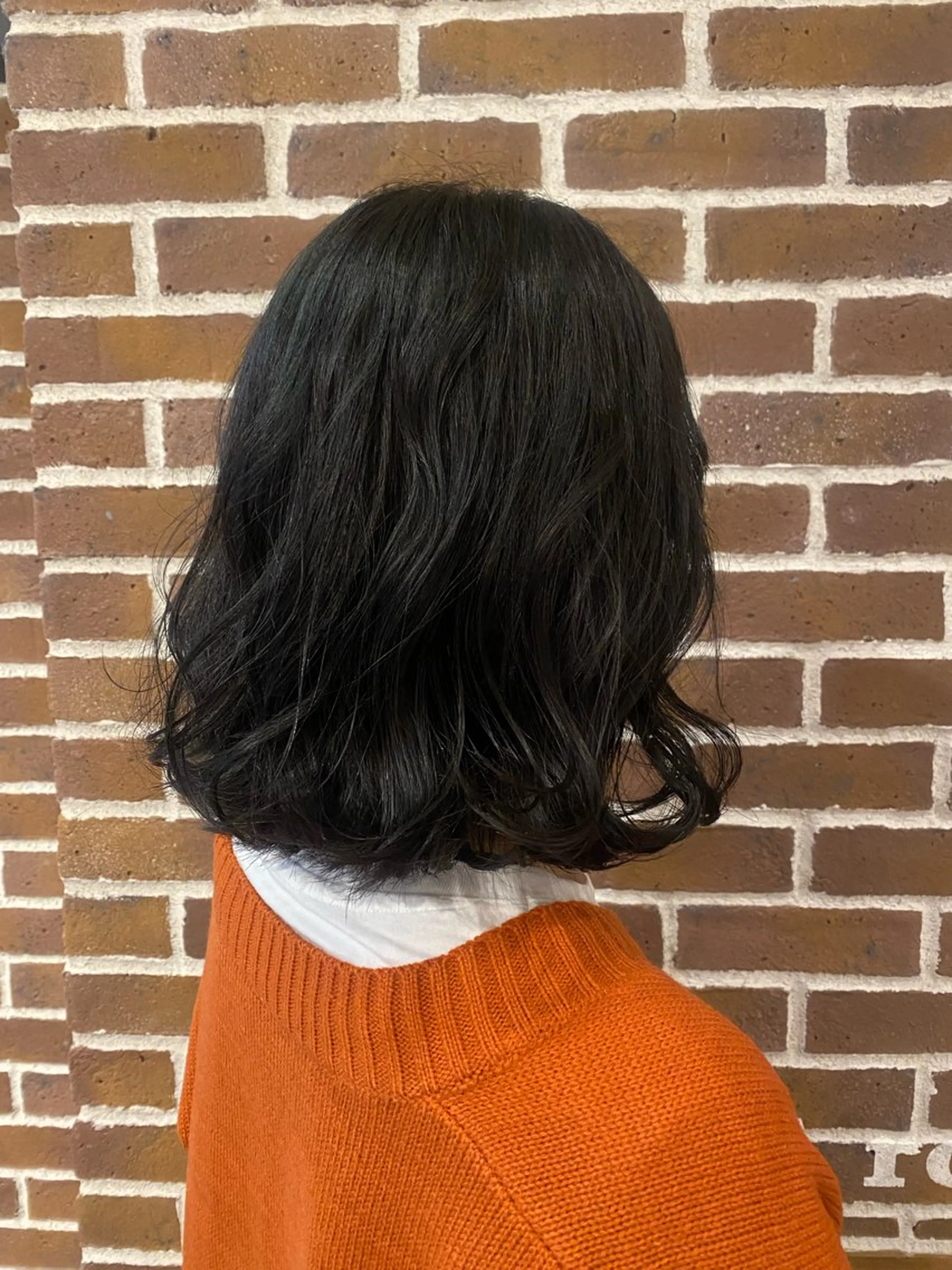 ミディアム カラー ヘアカラー 髪質改善 すずきひじりのヘアスタイル