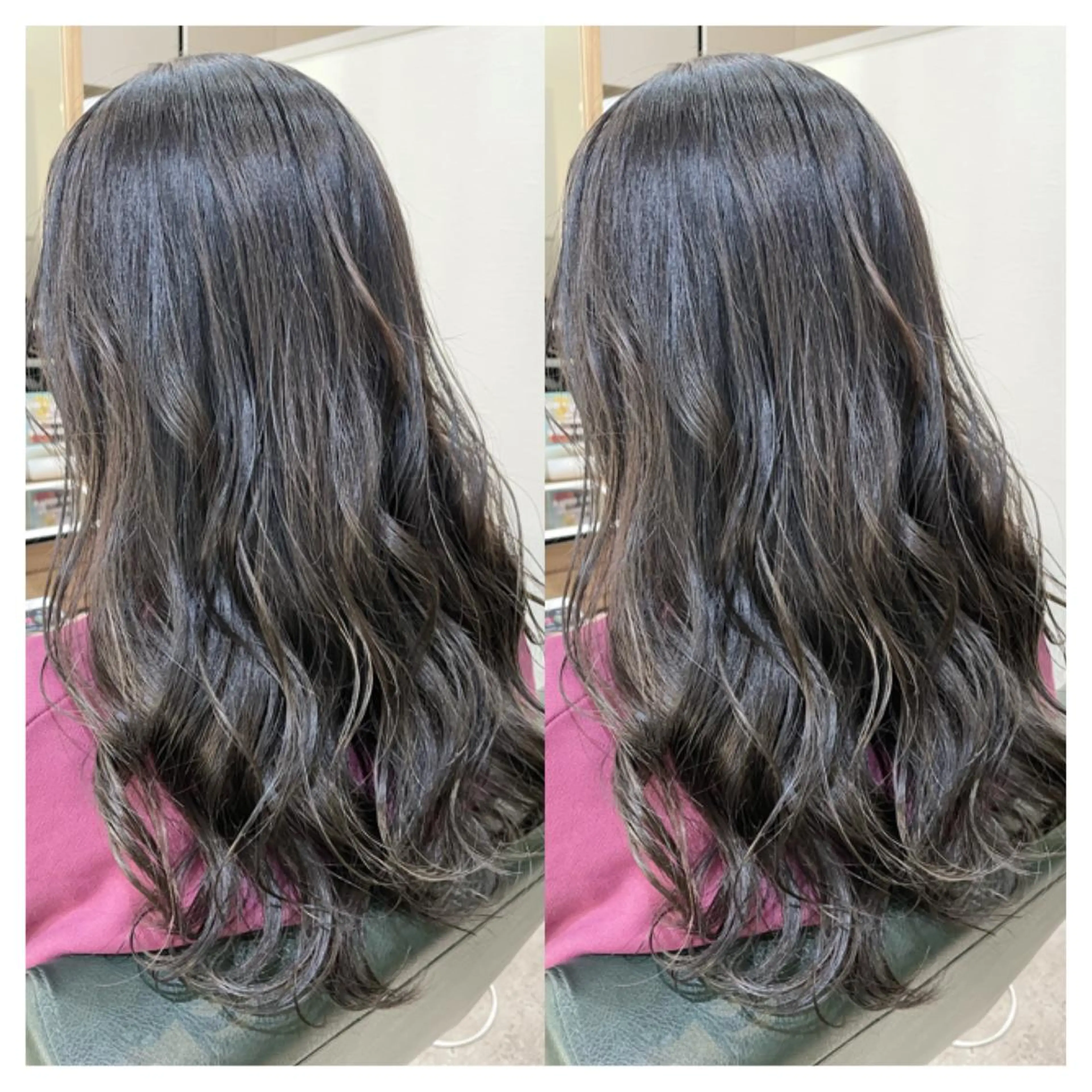 ロング カラー カット ヘアカラー トリートメント 村山 茉衣のヘアスタイル
