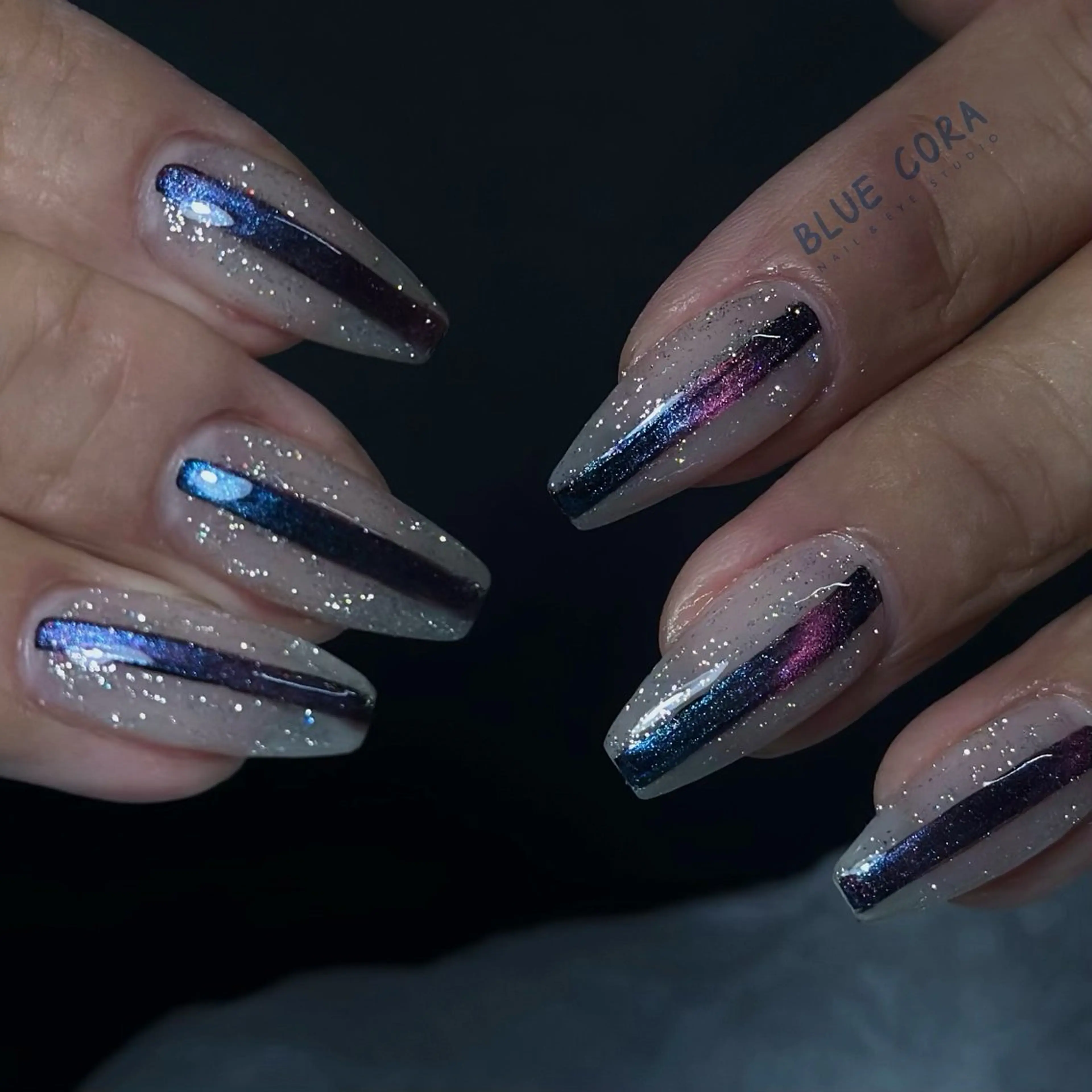 ネイル ハンドネイル ハンドケア BLUE CORAのネイルデザイン