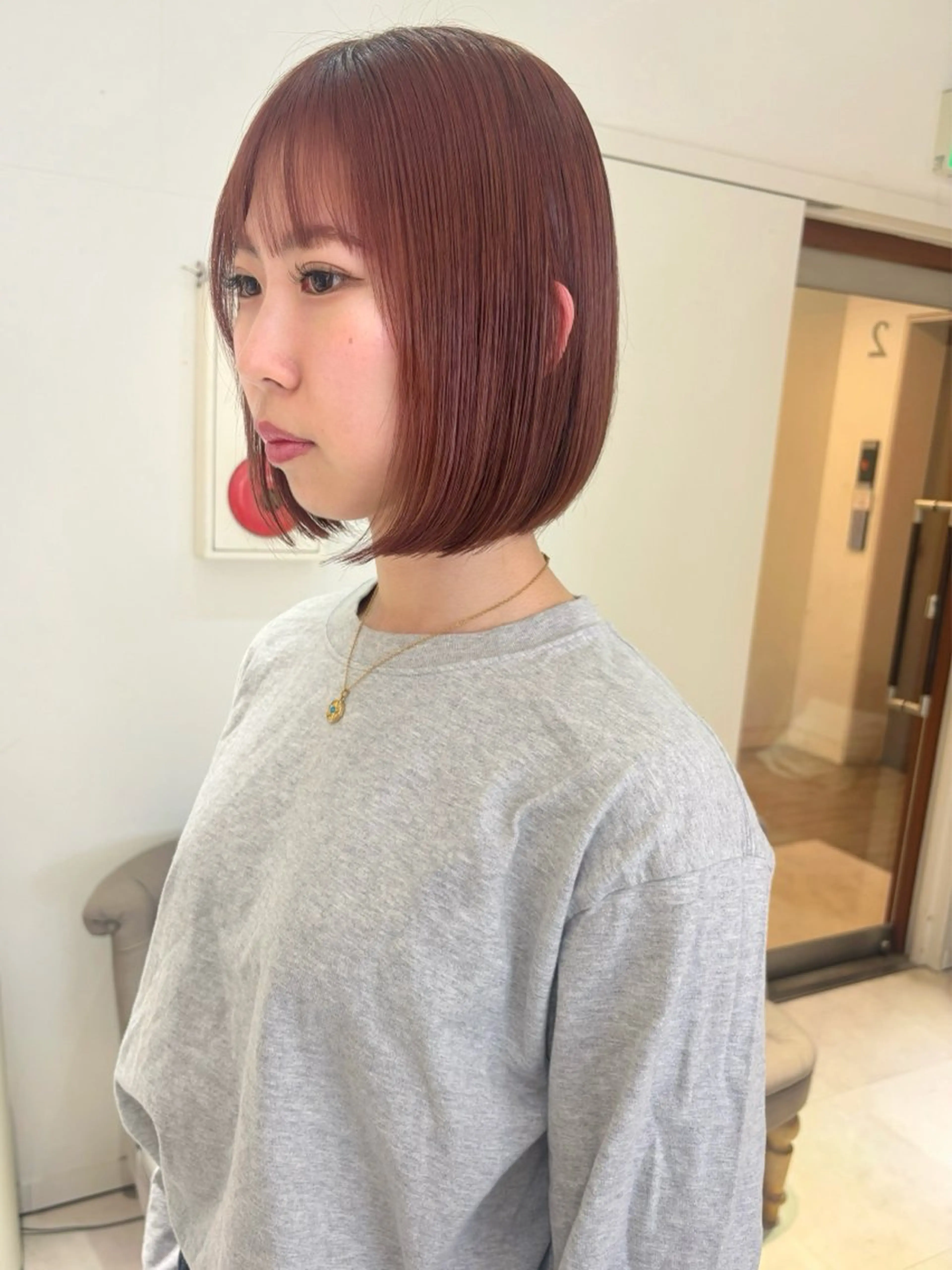 ショート カラー カット ヘアカラー トリートメント 齋藤 咲のヘアスタイル