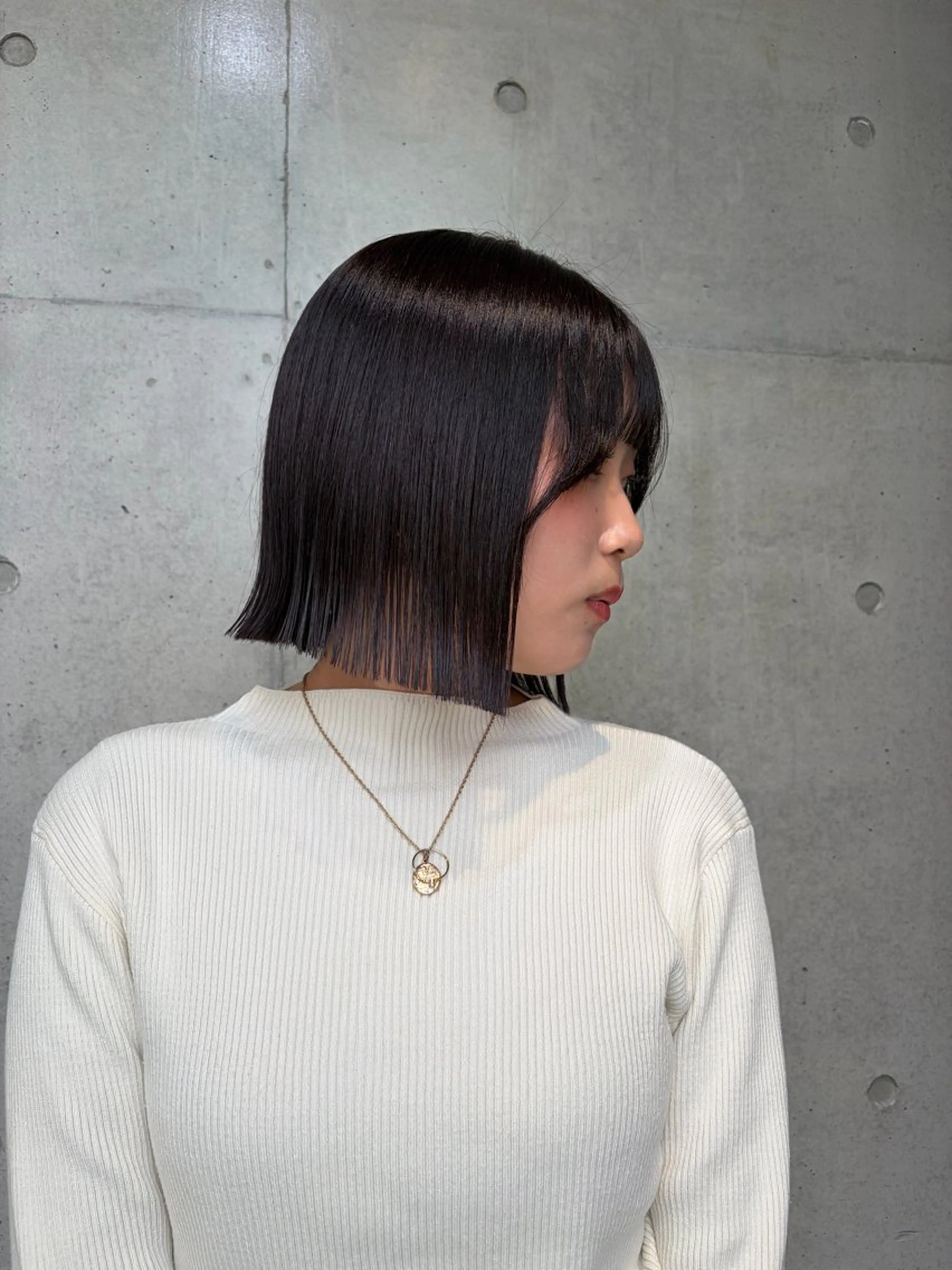 ショート カラー ヘアアレンジ カット ヘアカラー トリートメント ボブ艶モテカラー🫧 カリンのヘアスタイル