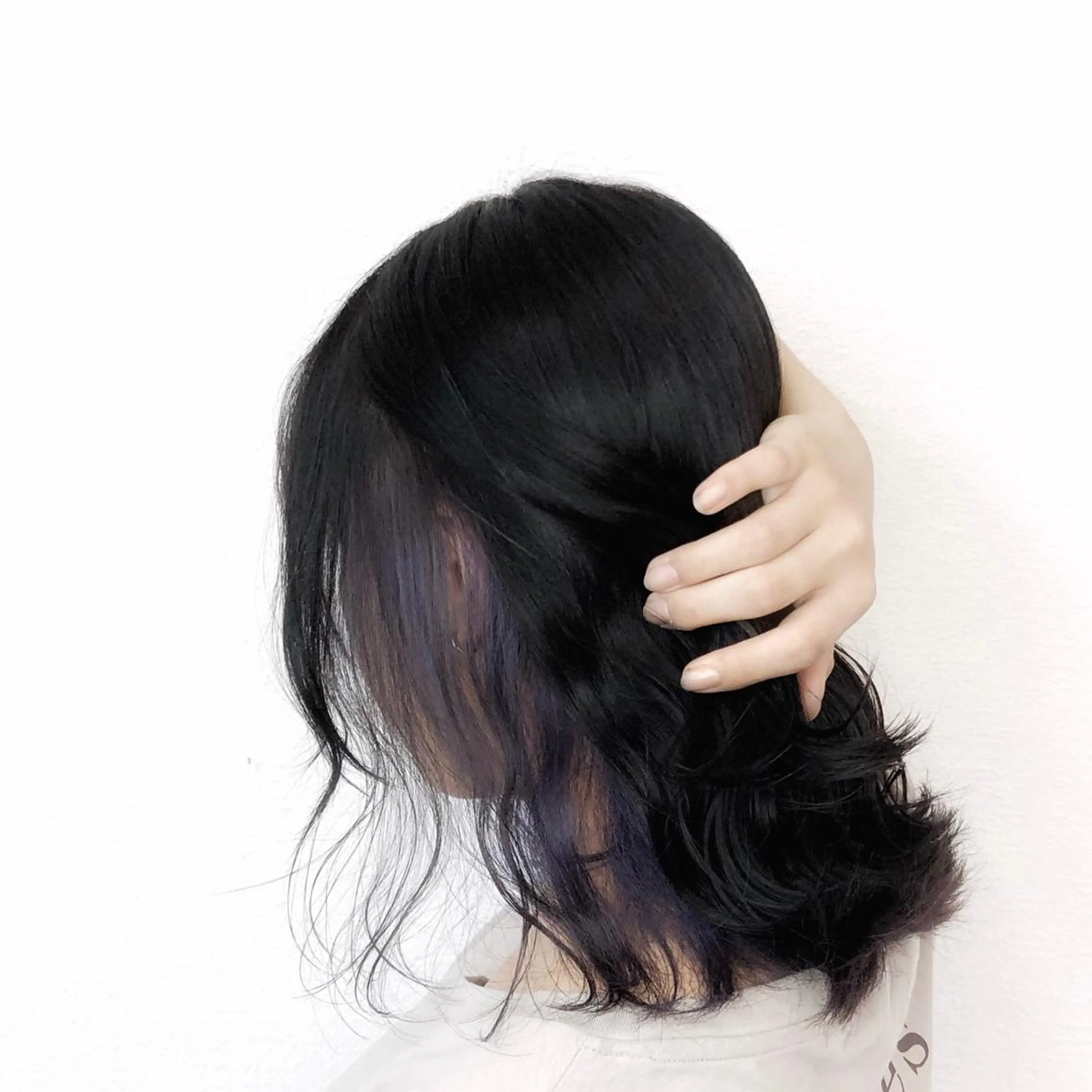 ミディアム カラー collet矢島/ ブリーチ/レイヤーのヘアスタイル