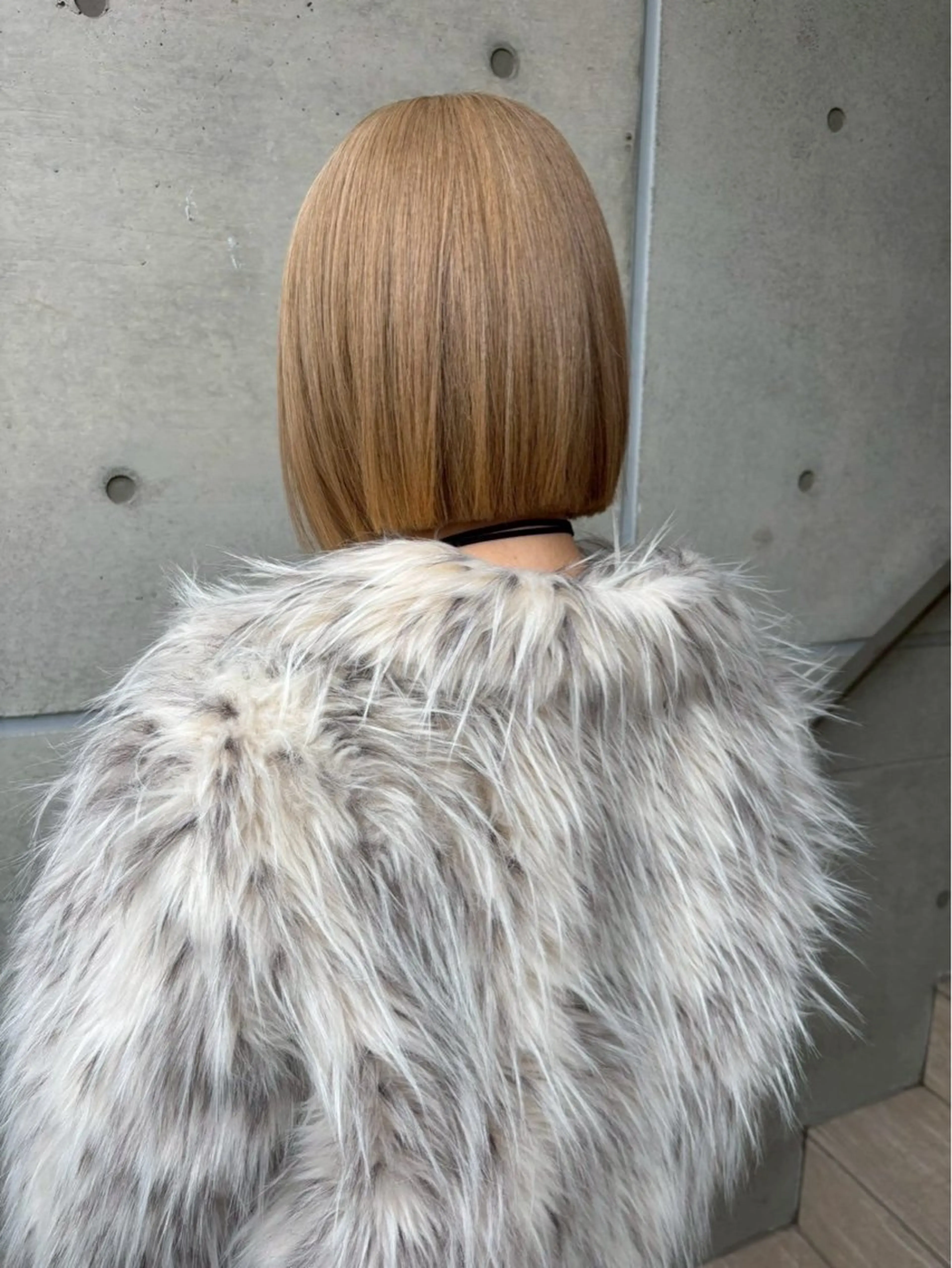 ミディアム カラー 切りっぱなしボブ ボブレイヤー アッシュ アッシュブラウン ベージュカラー ボブ/髪質改善 jionのヘアスタイル