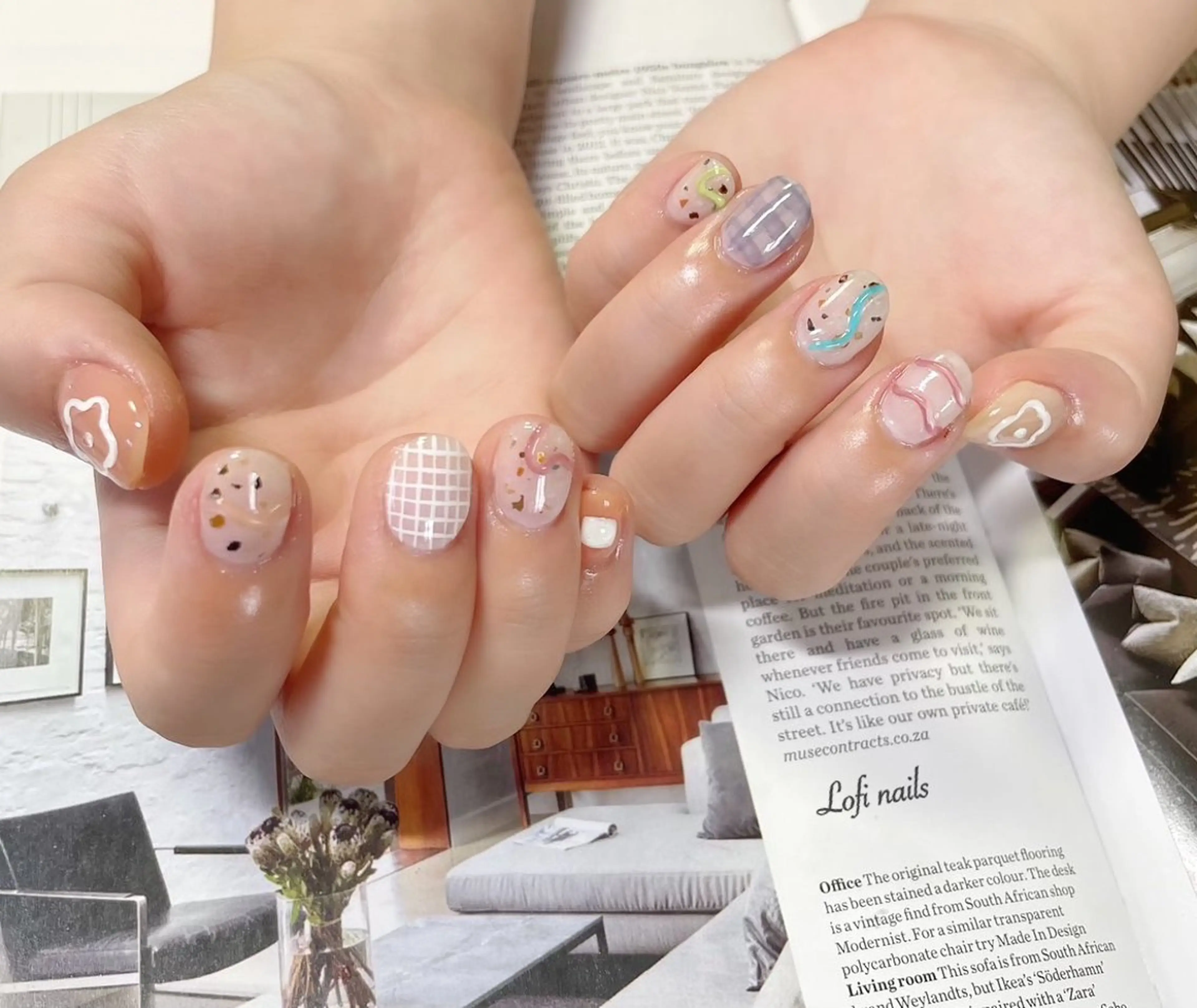 ショート ネイル Lofi nails ゆきこのネイルデザイン