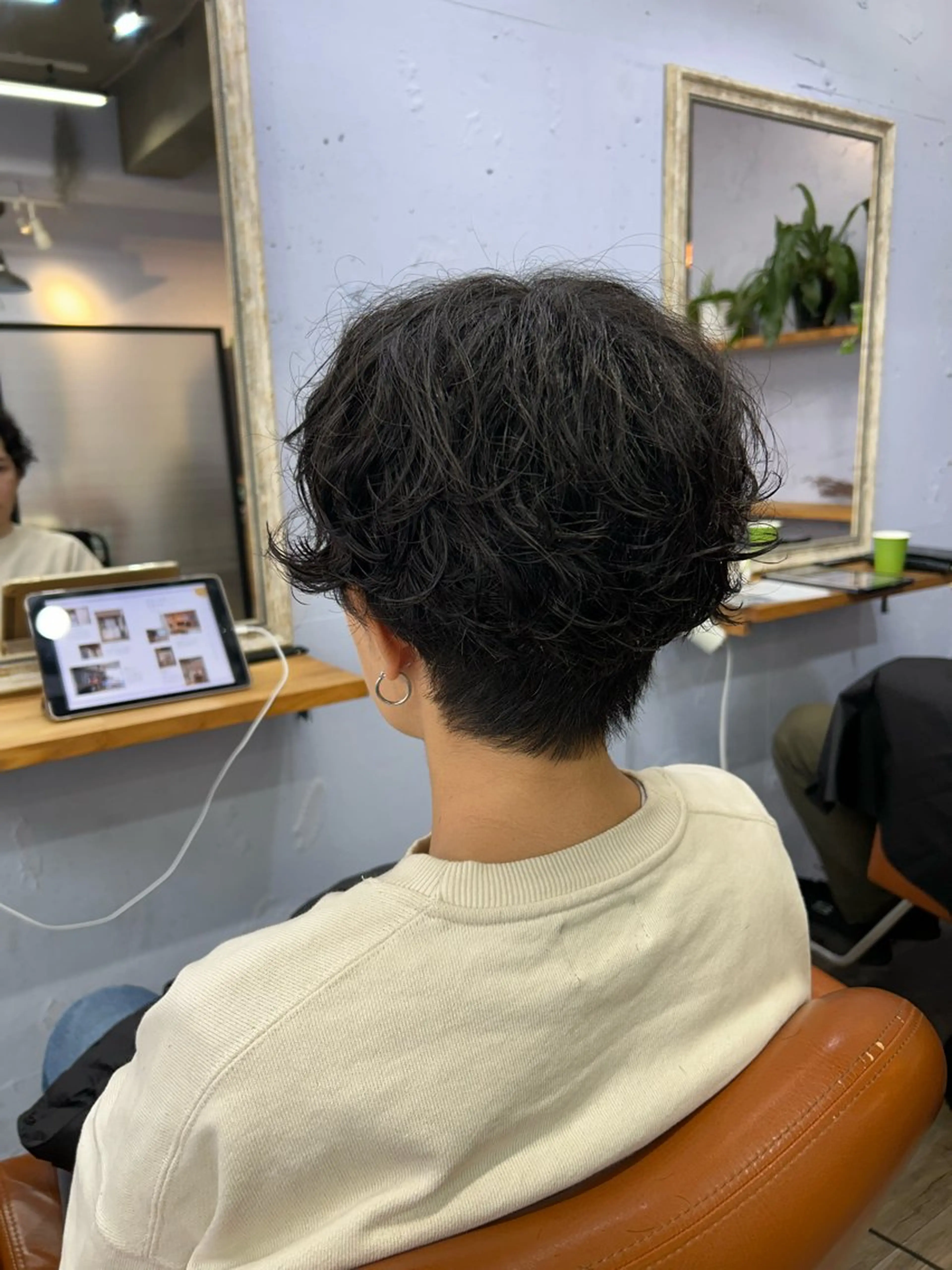 ショート パーマ 古澤 咲来のヘアスタイル