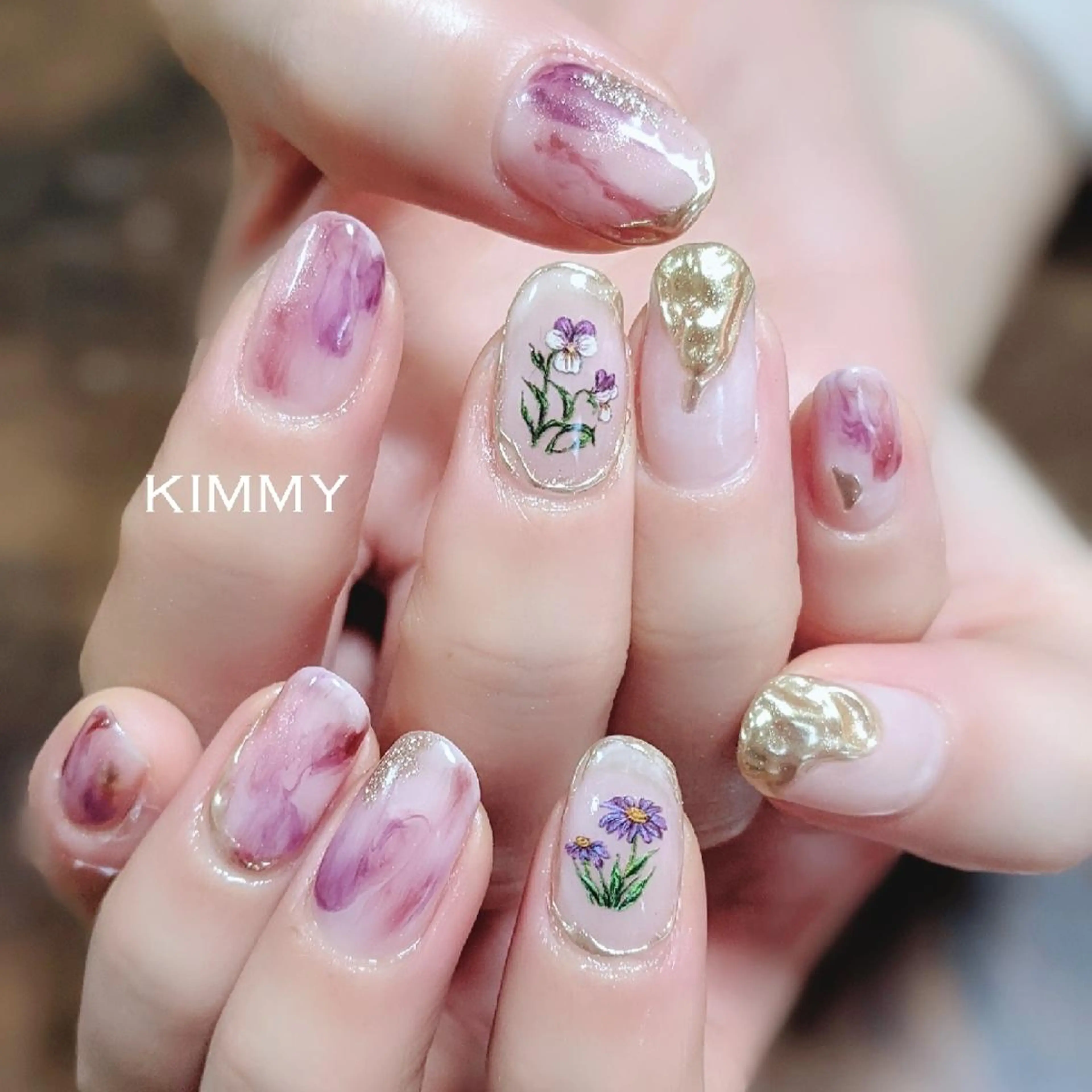 ネイル ハンドネイル kimmy nailsのネイルデザイン