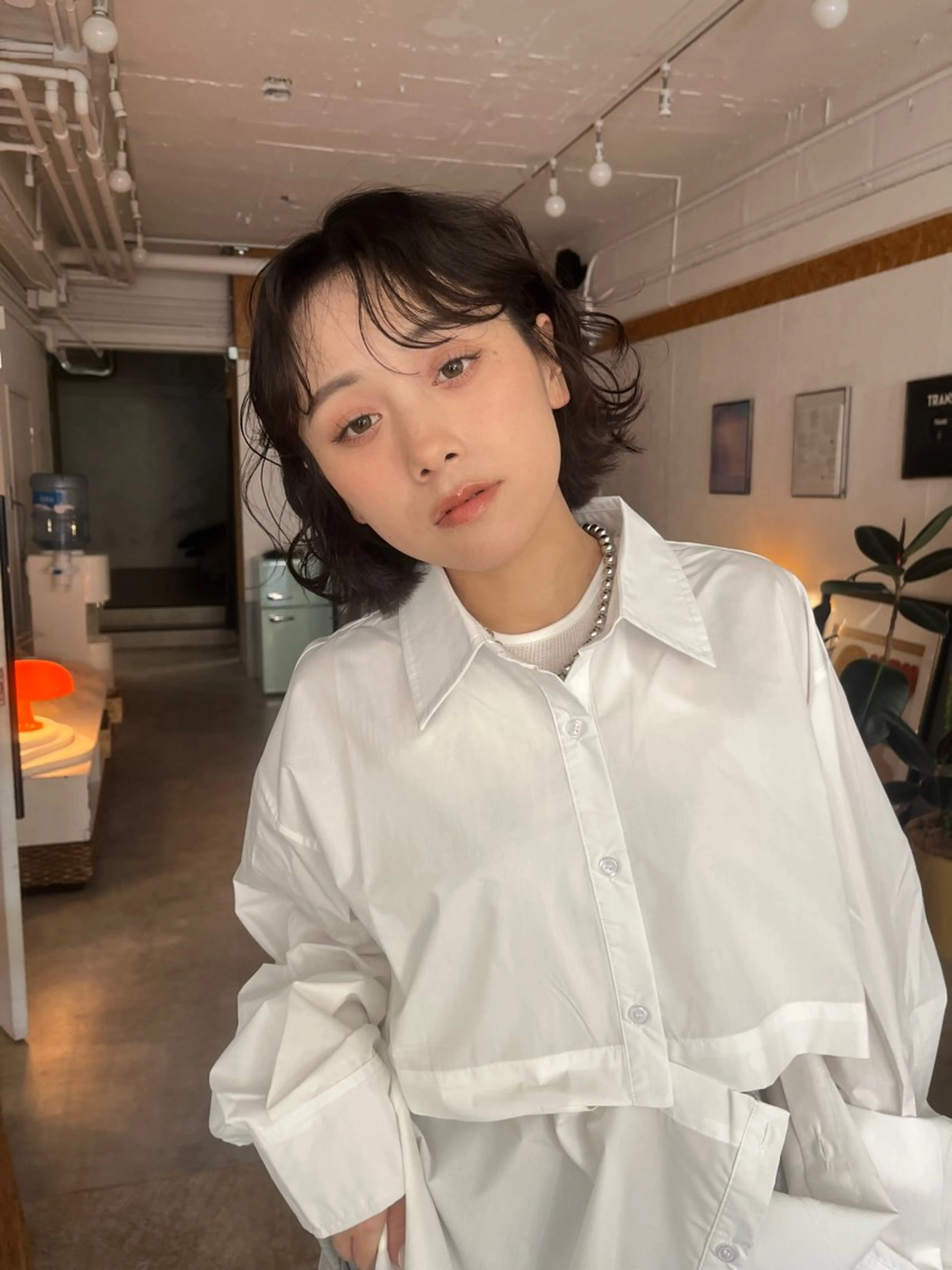 ミディアム ボブパーマ🥣KON コンナツミのヘアスタイル