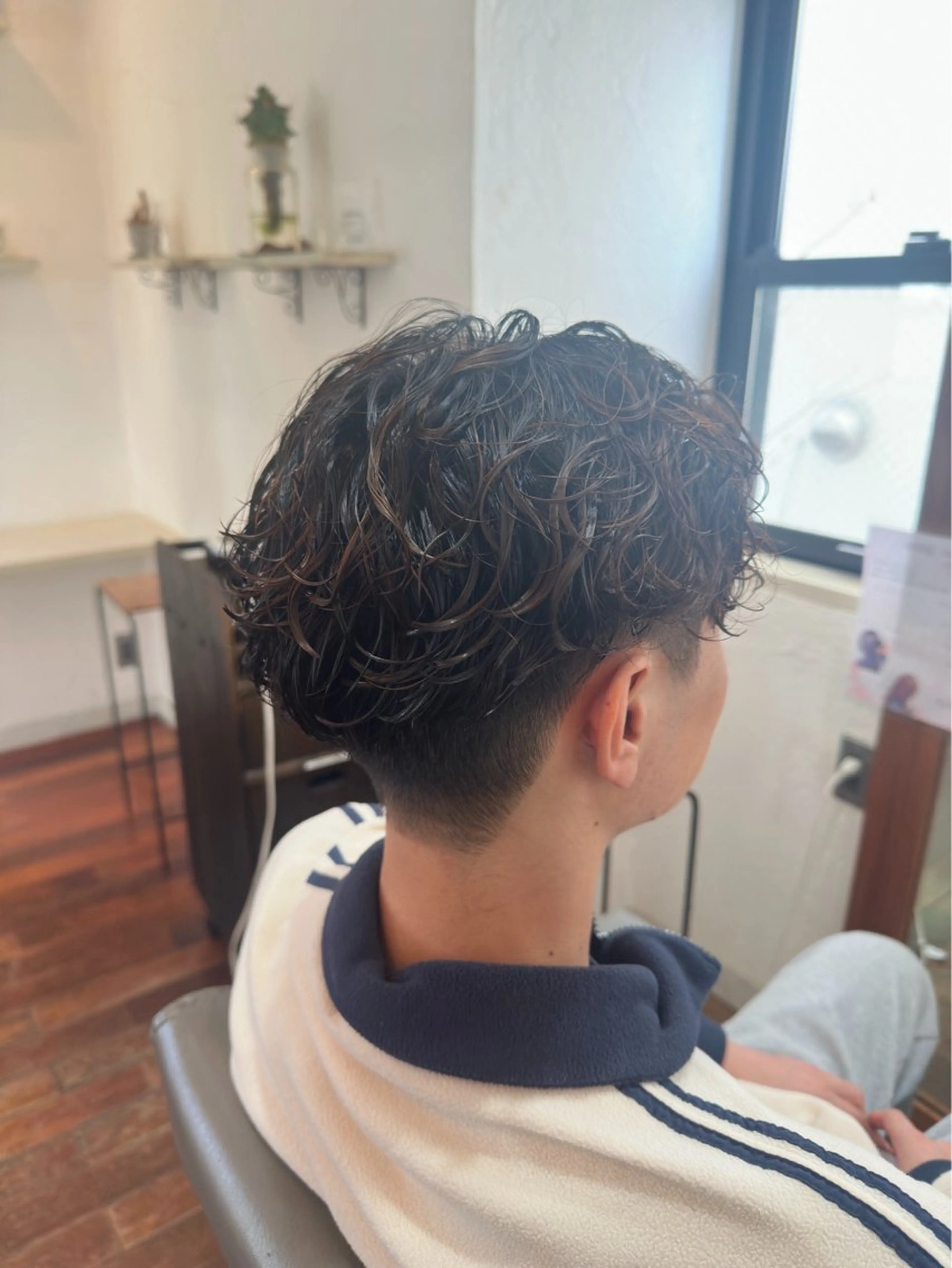 パーマ メンズ メンズパーマ ツーブロック 刈り上げ カット パーマ nap hair小川 泰司のヘアスタイル