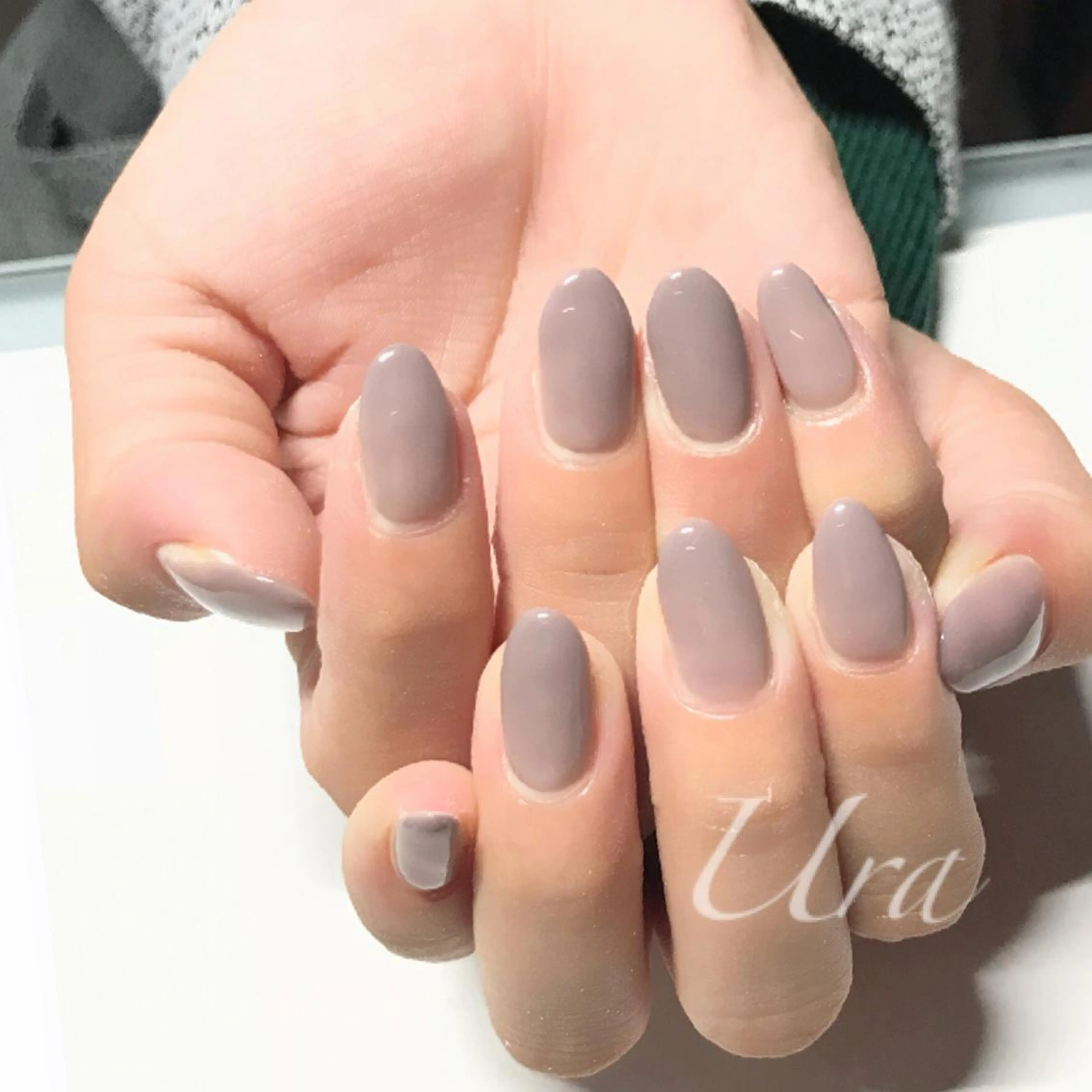 ネイル ワンカラーネイル UrakoNail 《nail》のネイルデザイン