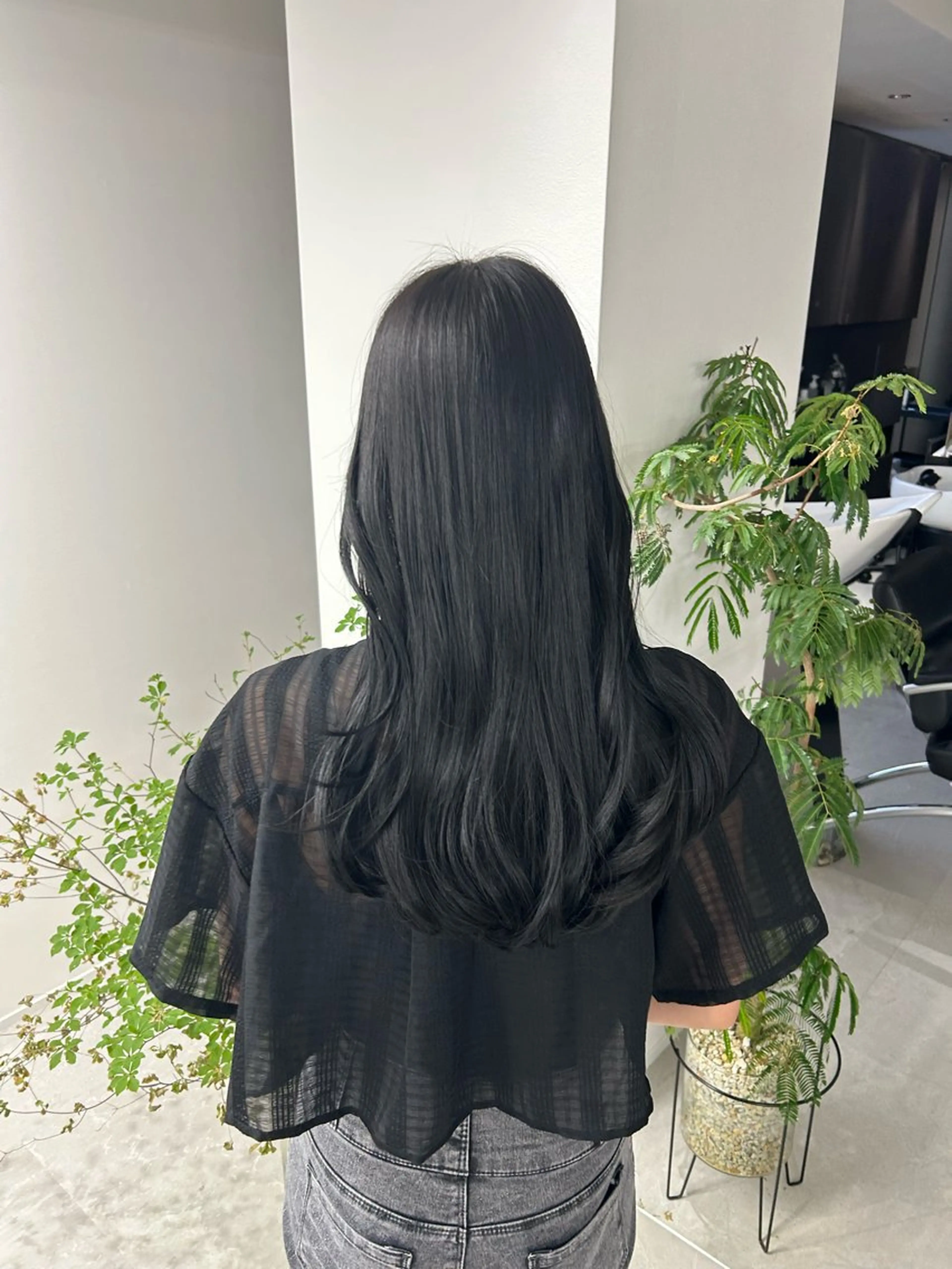 ロング カラー ヘアカラー トリートメント ♡透明感/艶カラー /haruka♡のヘアスタイル