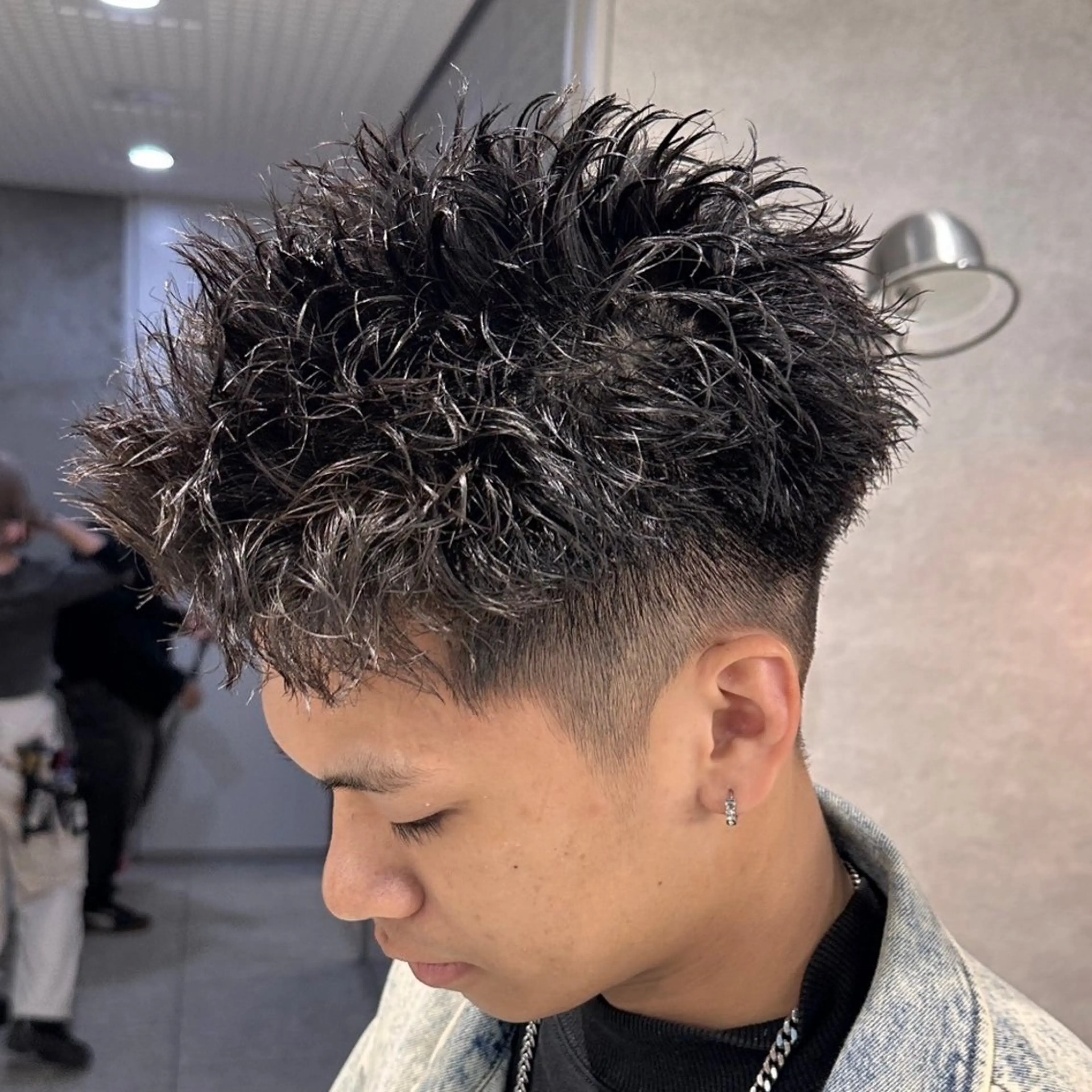 ショート メンズ 🔥シャドウパーマ 特化🔥勇斗のヘアスタイル