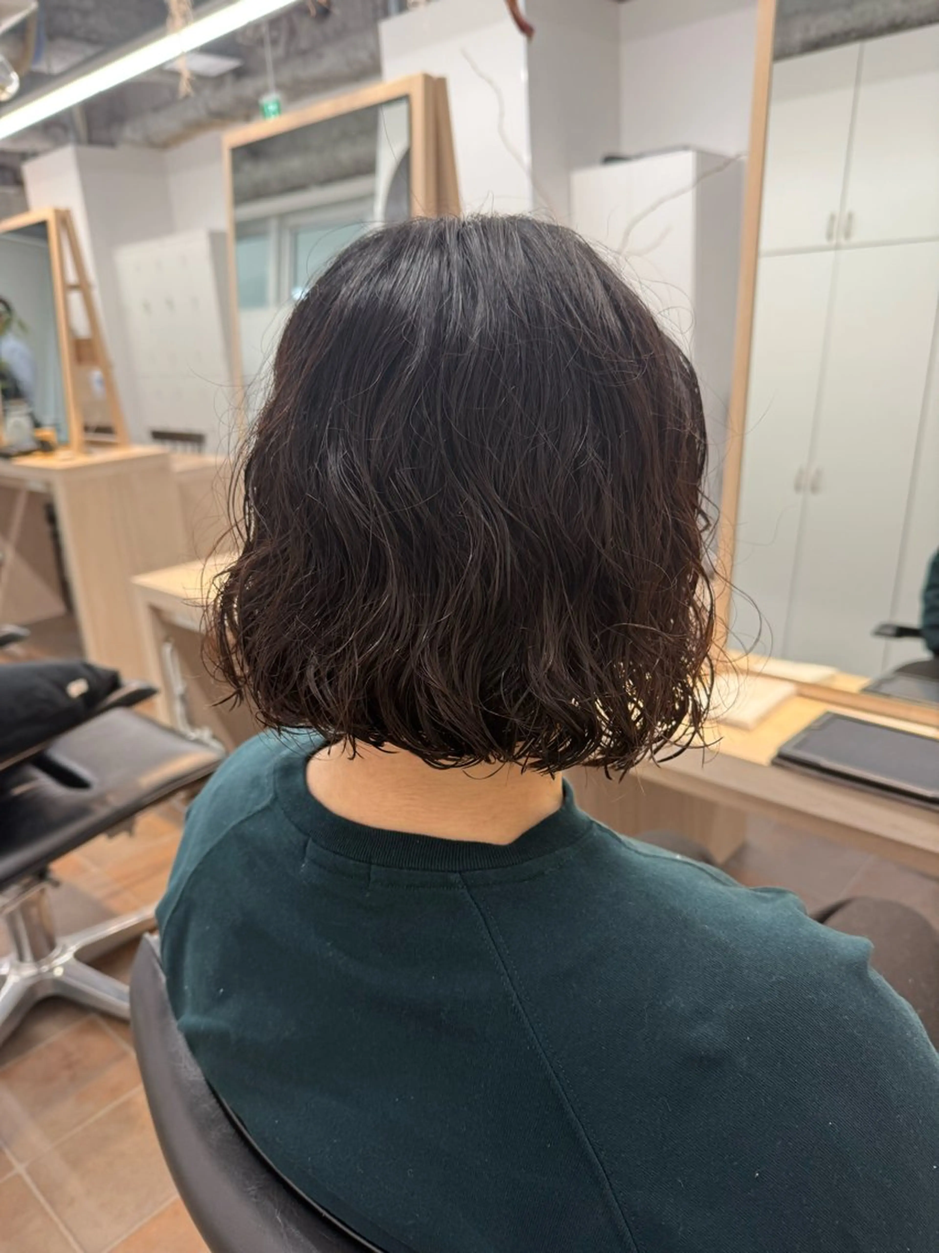 ミディアム パーマ カット パーマ トリートメント miwa/ボブパーマ /モードボブのヘアスタイル