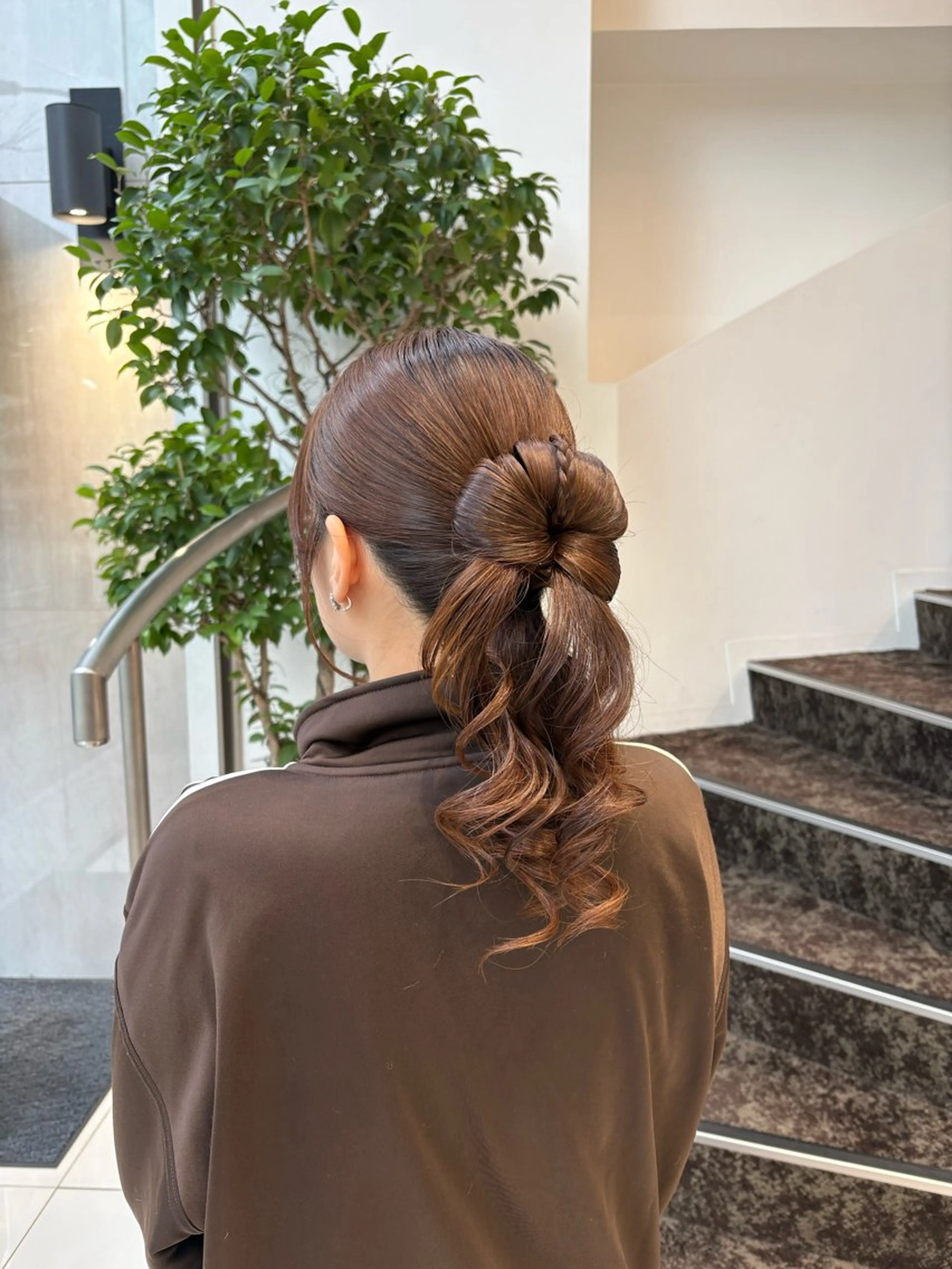 ヘアアレンジ ヘアセット BiBi  藪 菜月のヘアスタイル
