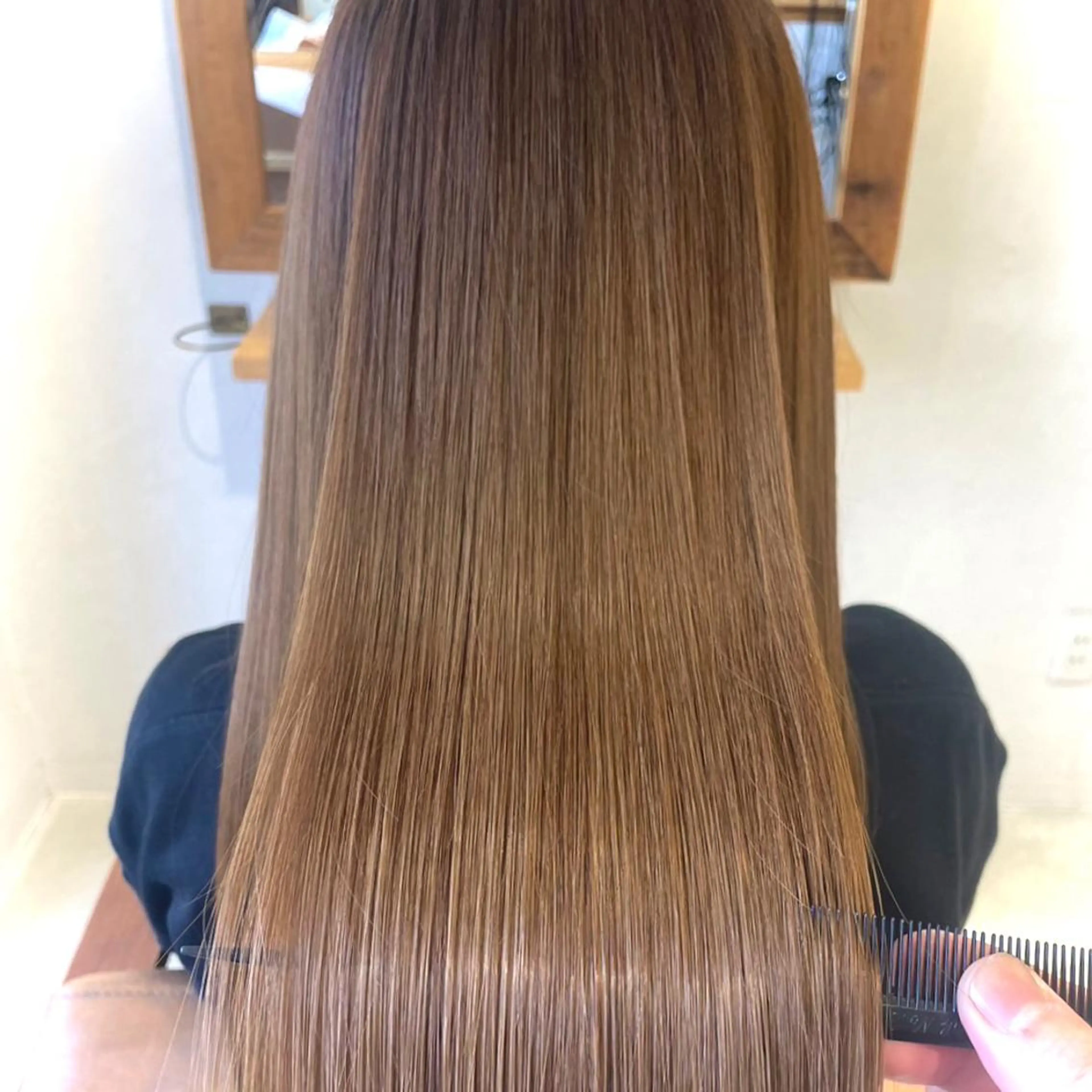 cut & straight perm ꙳⋆の写真