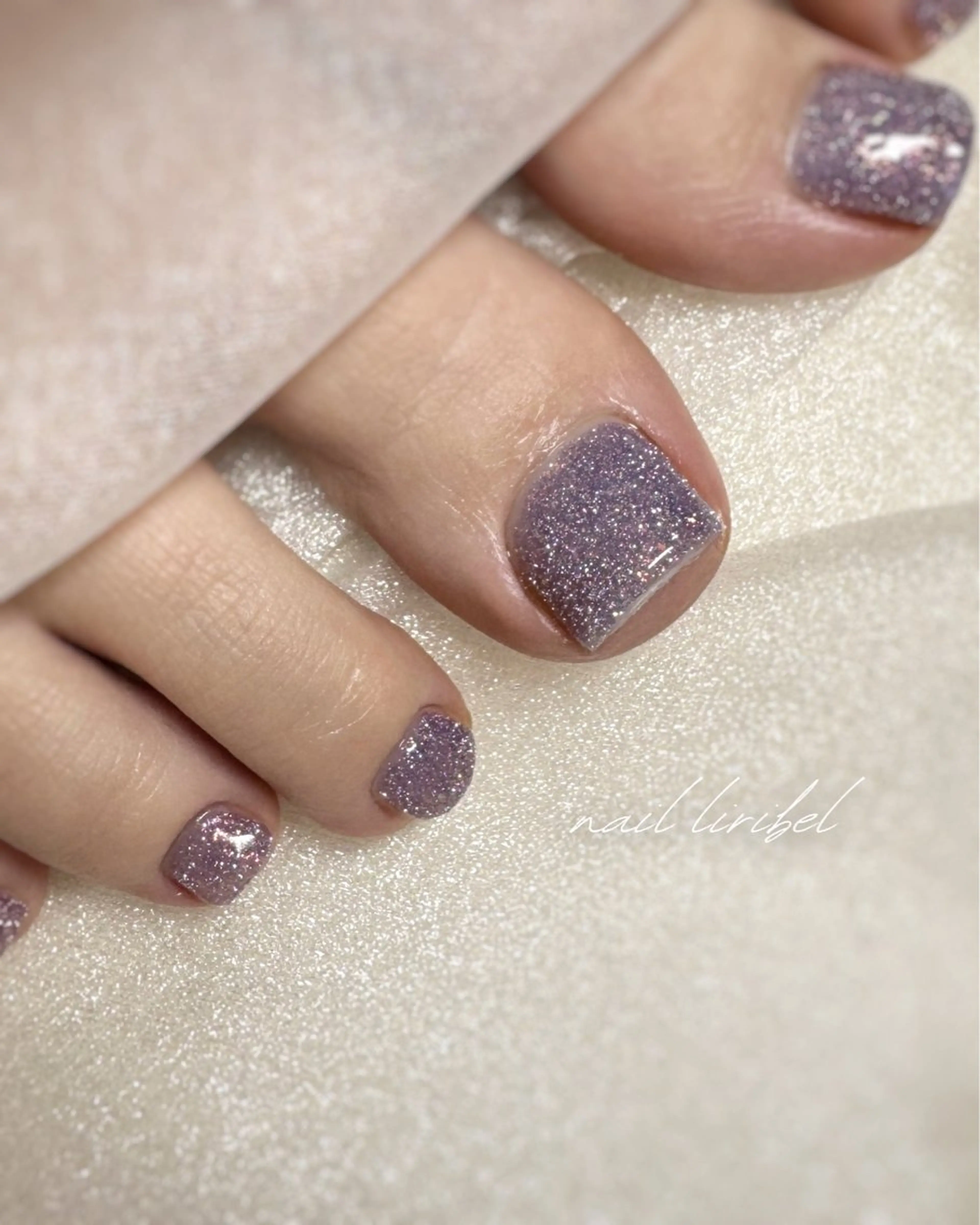 ネイル フットネイル ワンカラーネイル Nail Liribelのネイルデザイン