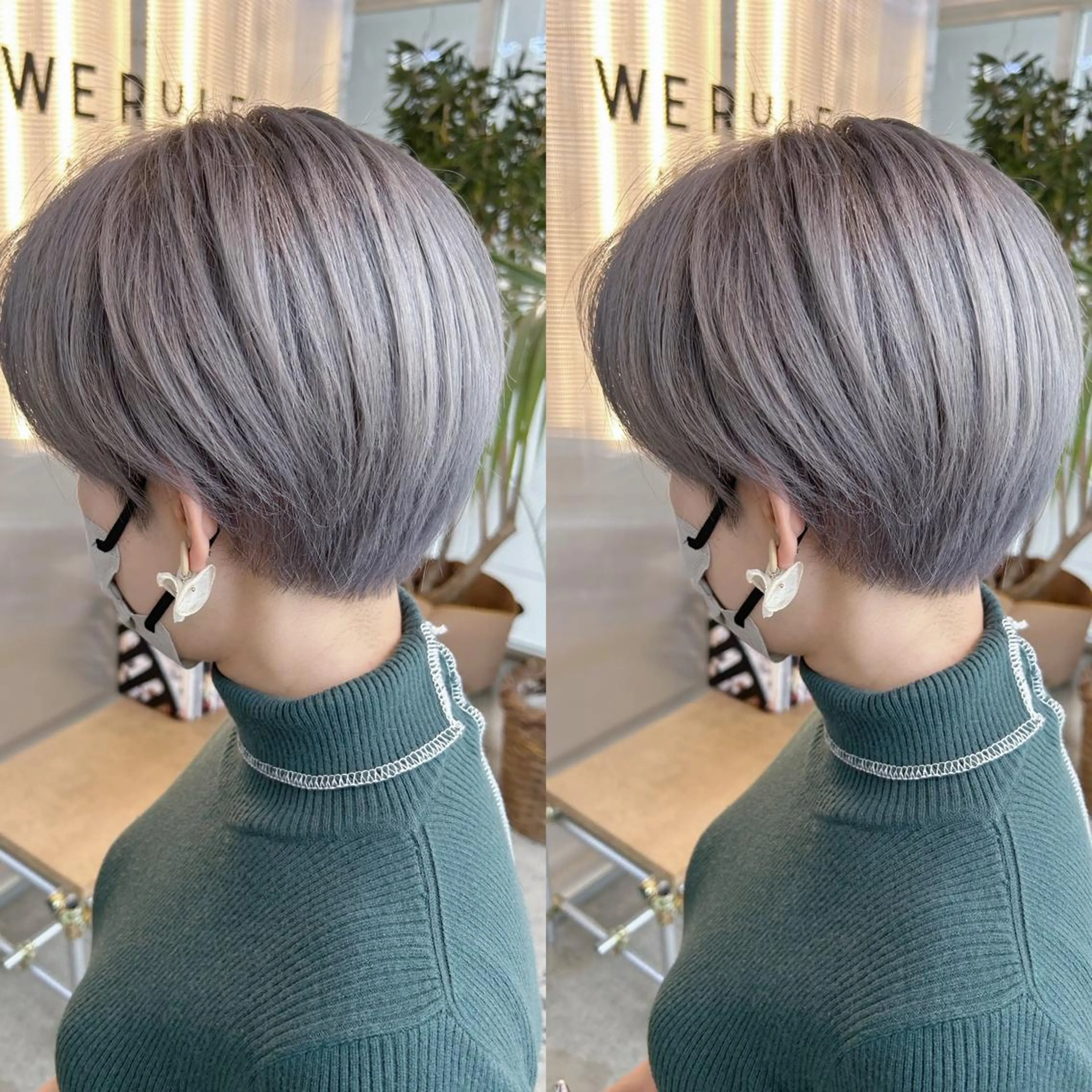 ショート カラー ヘアカラー yoriダブルカラー 代表すがわらのヘアスタイル