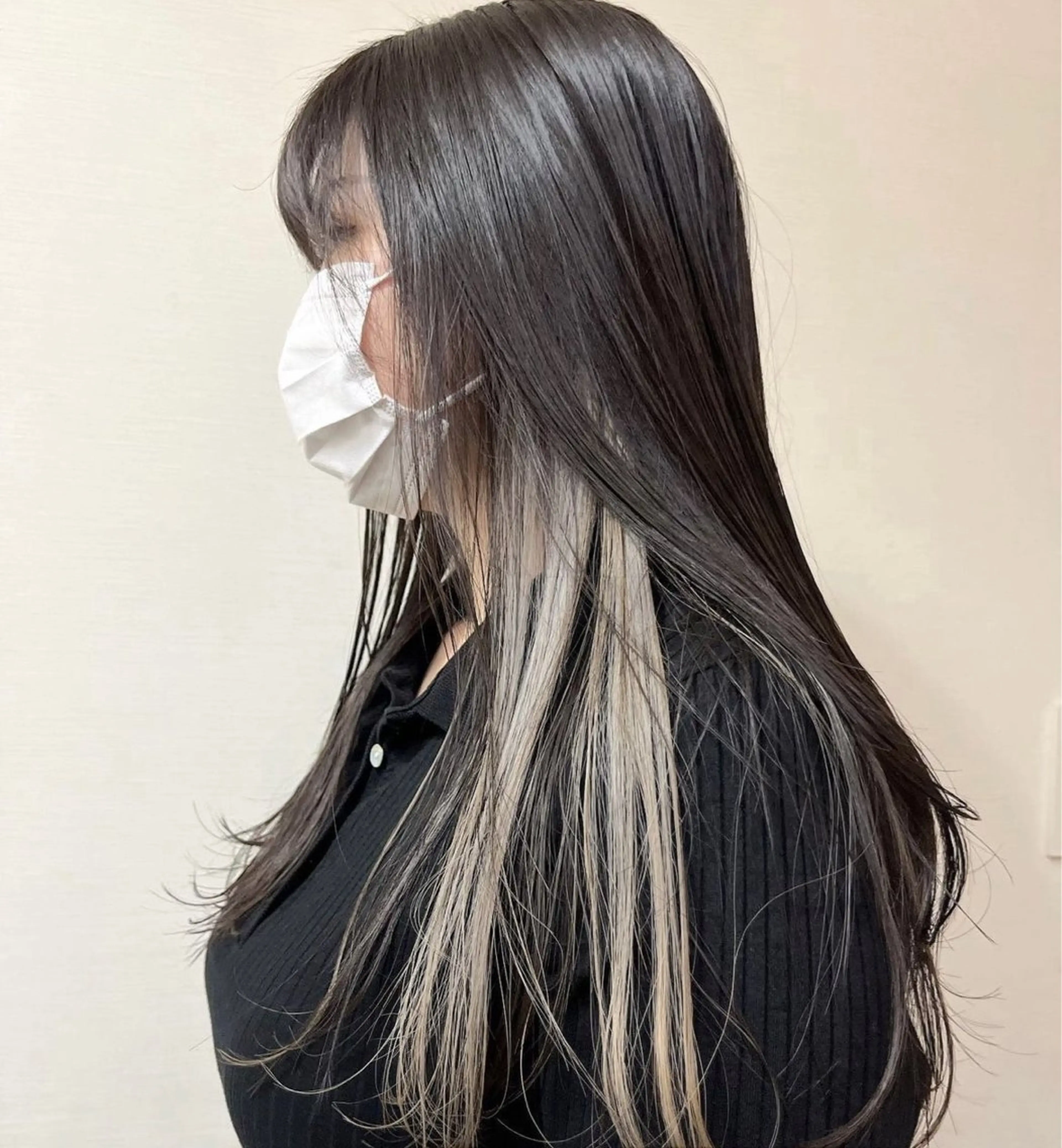 ロング カラー カット ヘアカラー スタジオノル パーマ🌀あやなのヘアスタイル