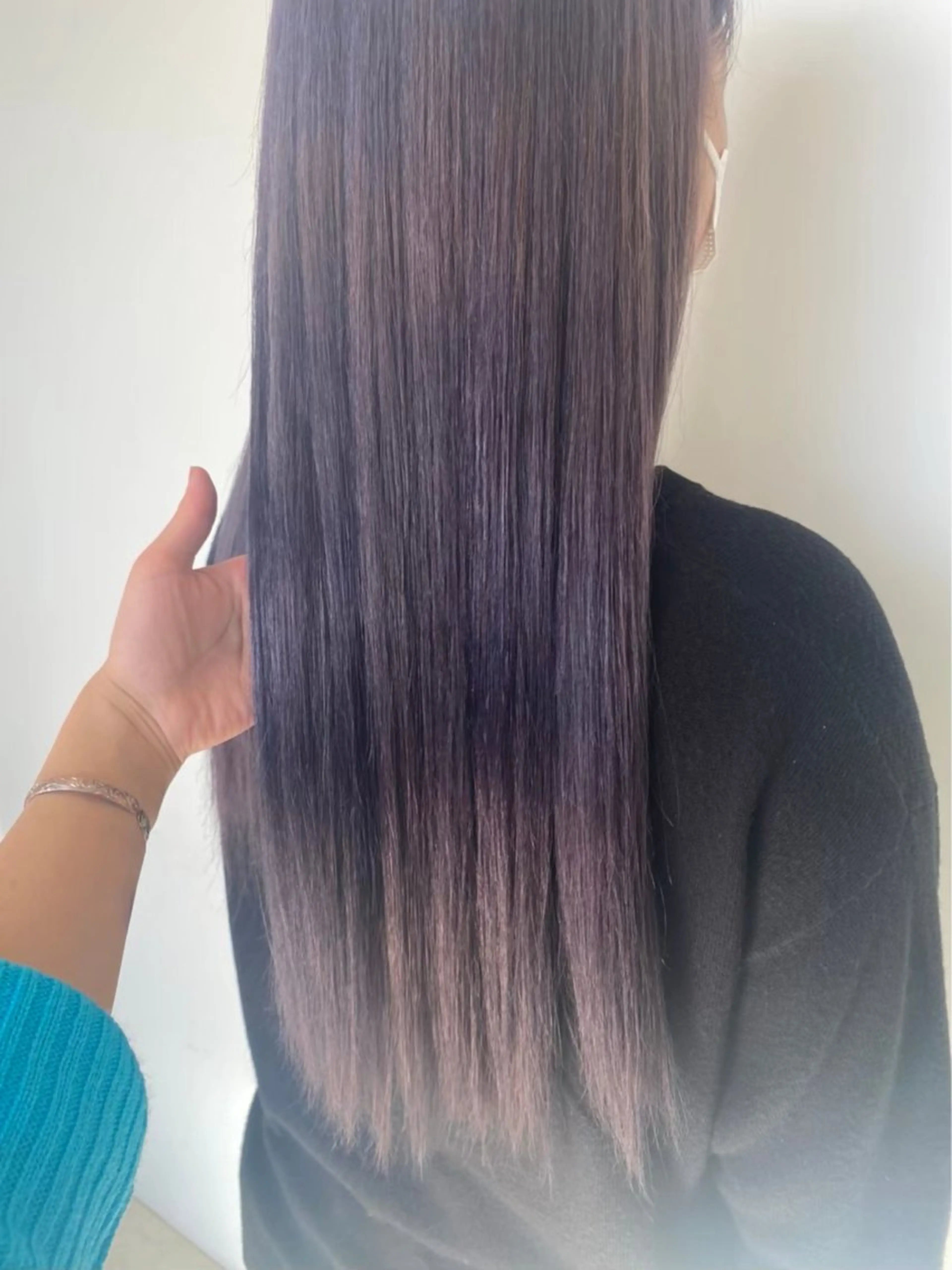 ロング カラー フクダ レンのヘアスタイル