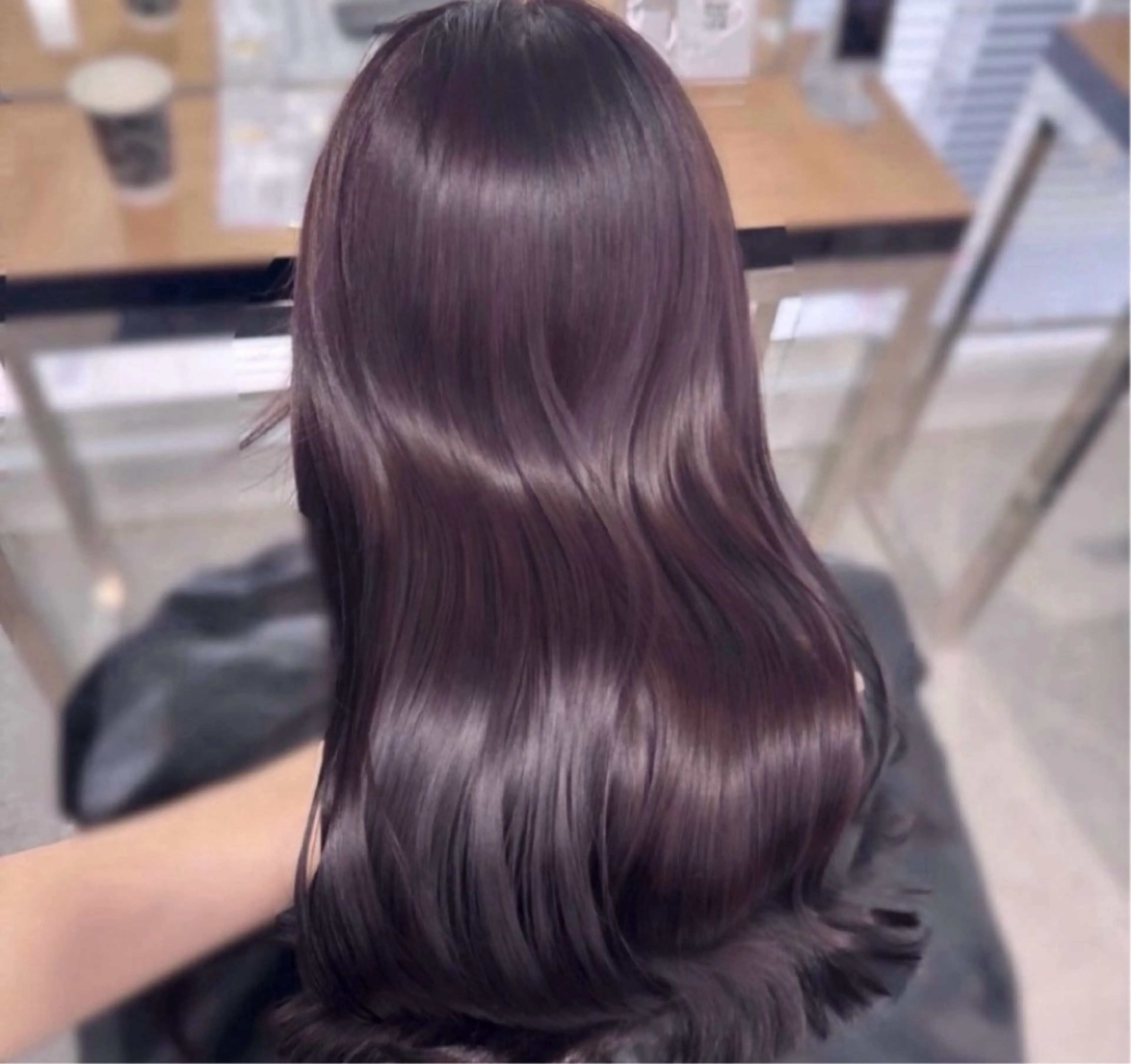 ロング ヘアカラー miku/ラベンダー 透明感カラー🪻❤︎のヘアスタイル