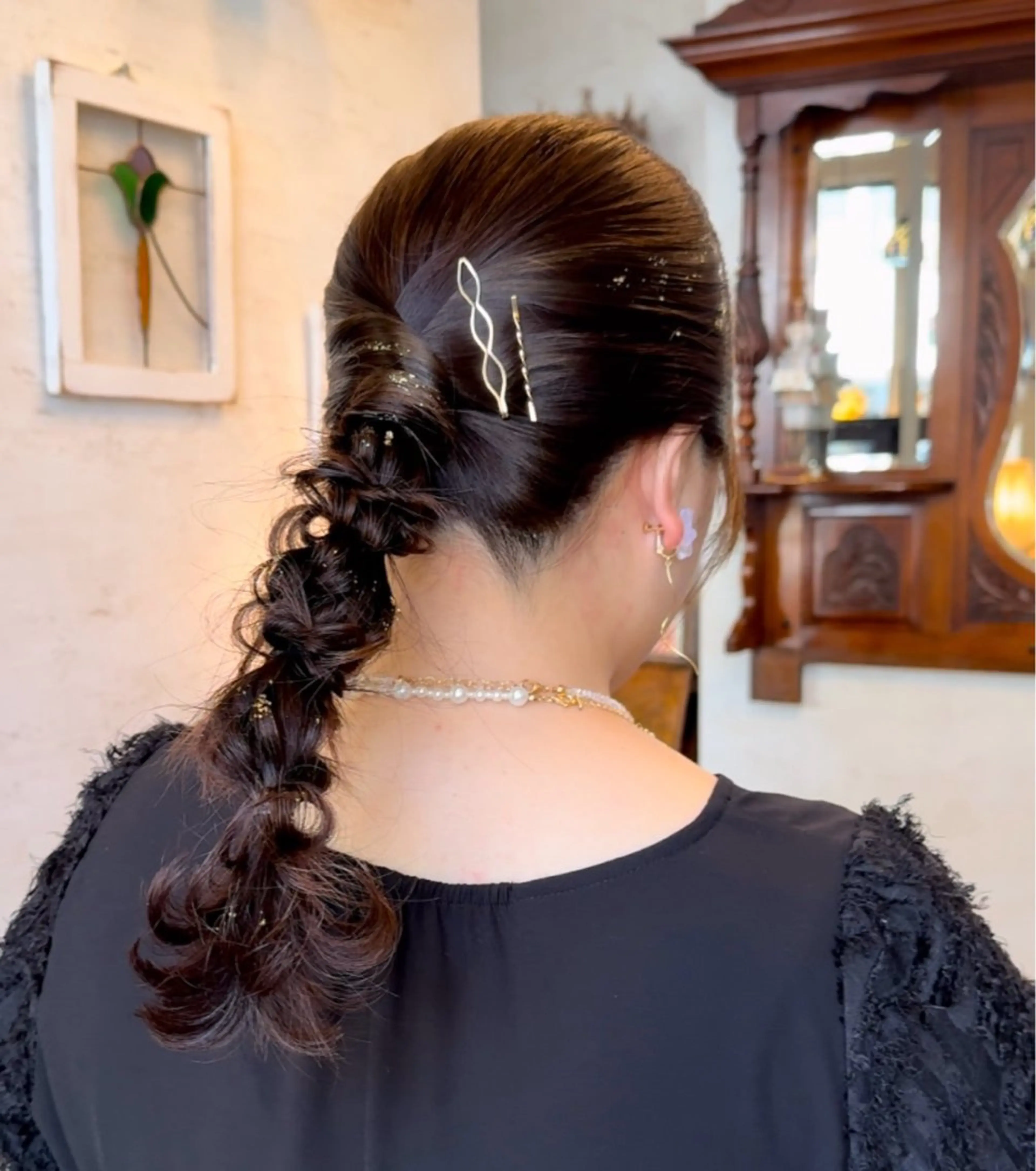 ヘアアレンジ ヘアセット まつお ゆいのヘアスタイル