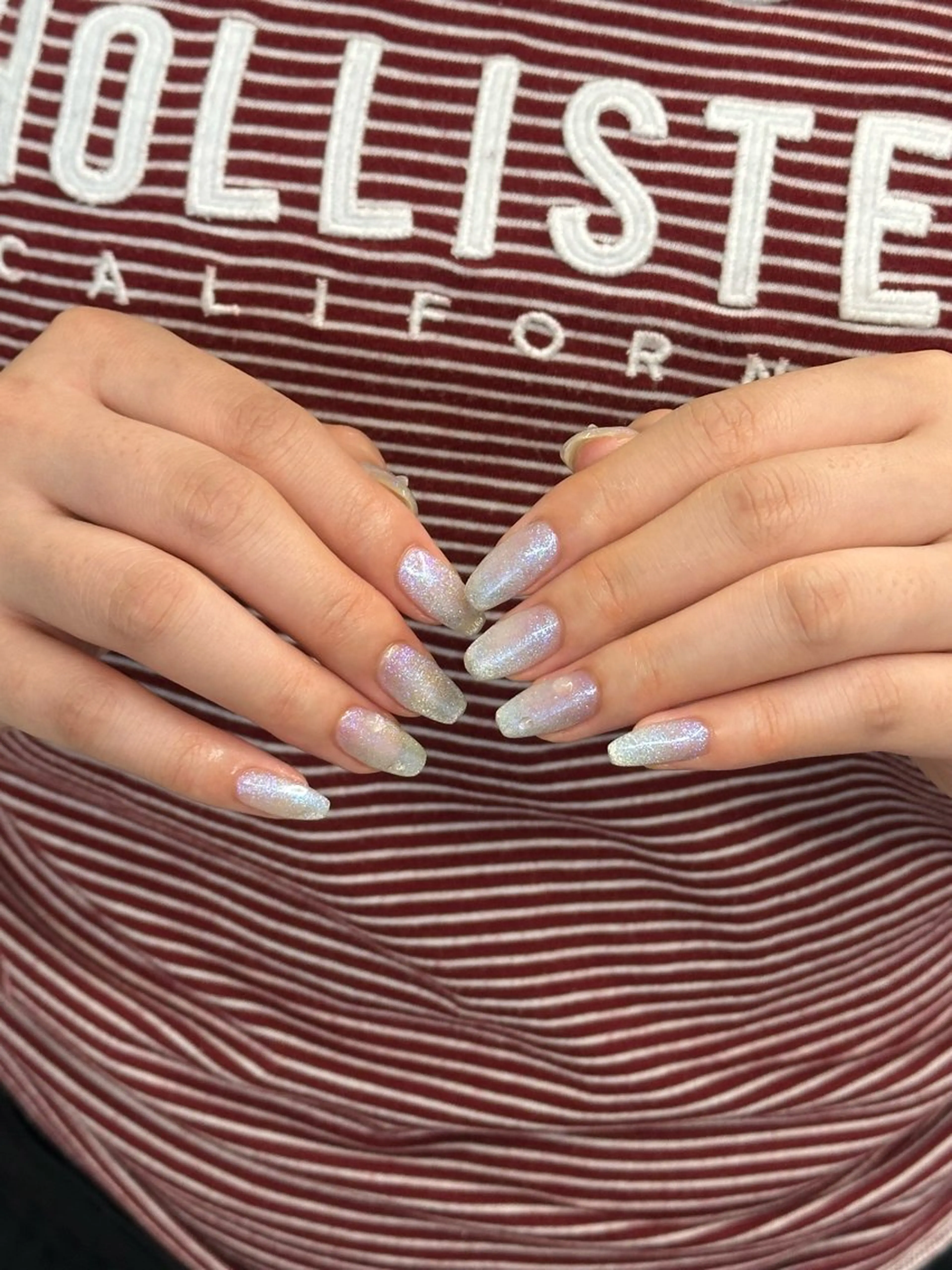 ネイル 氷ネイル・うるうるネイル マグネットネイル ぷっくりネイル 西田 花音のネイルデザイン