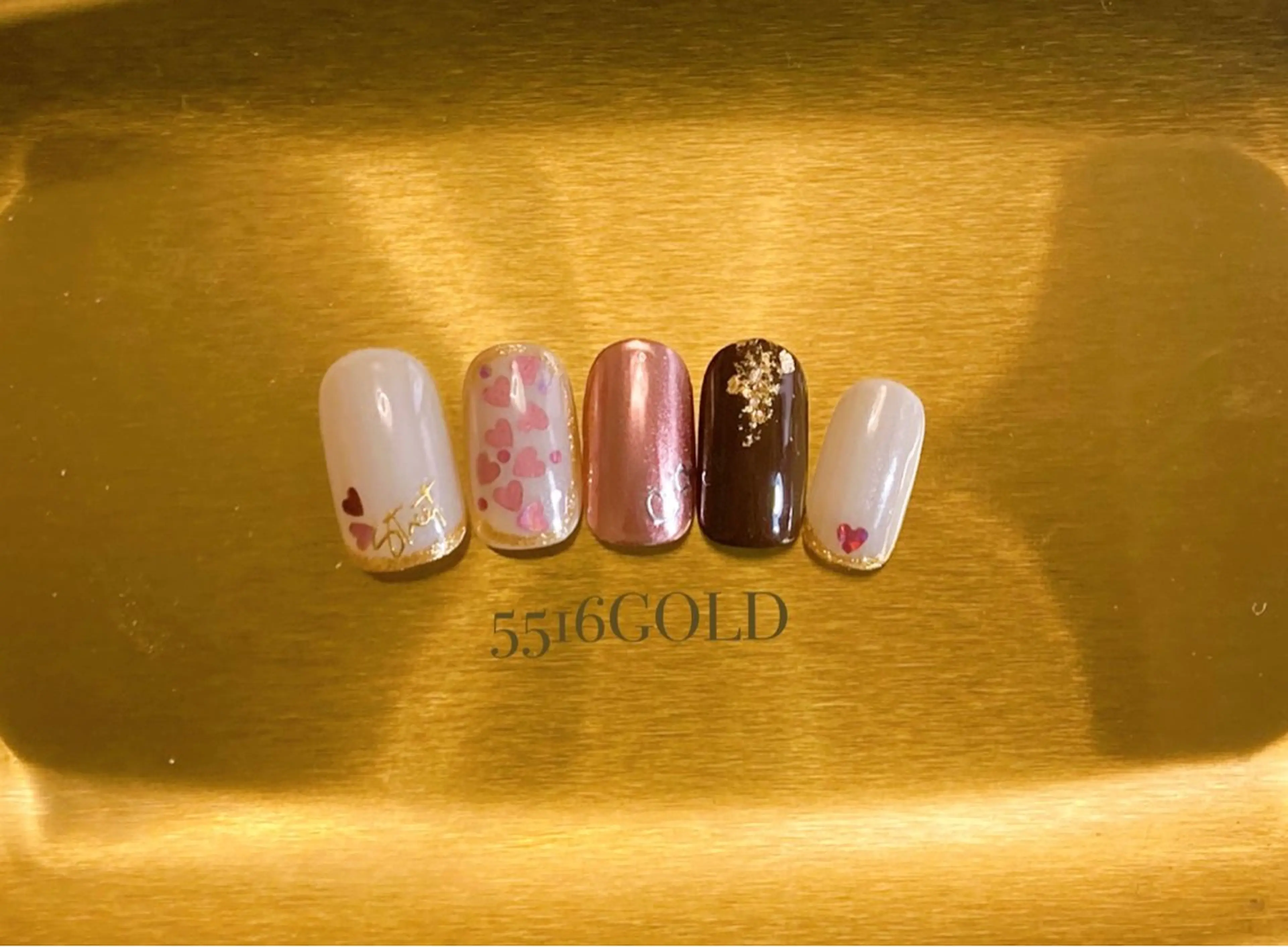 ネイル バレンタイン 💎5516 MACHIKOのネイルデザイン