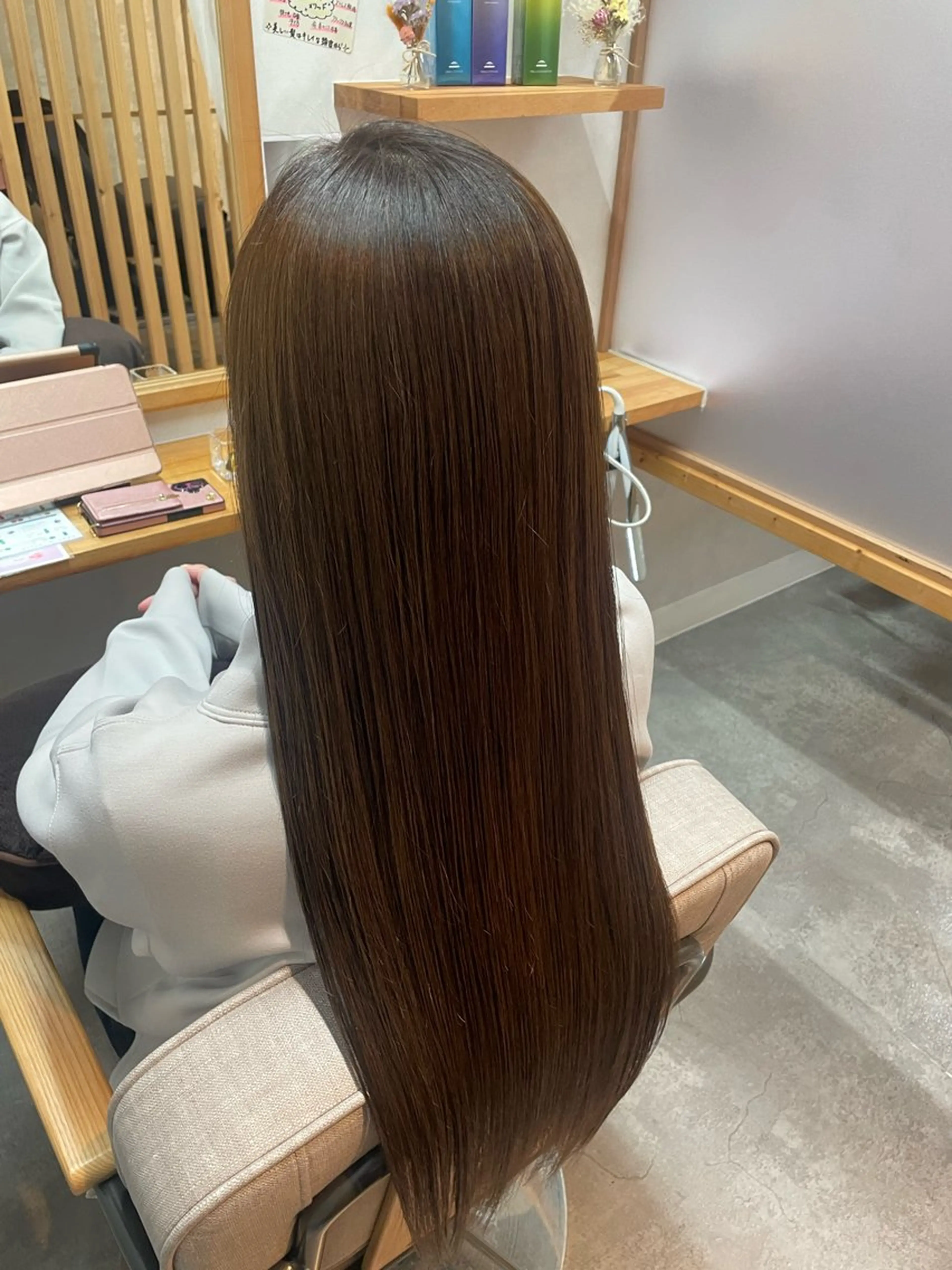 《モデル様募集》💜ワンカラー💜 【髪質改善】の写真