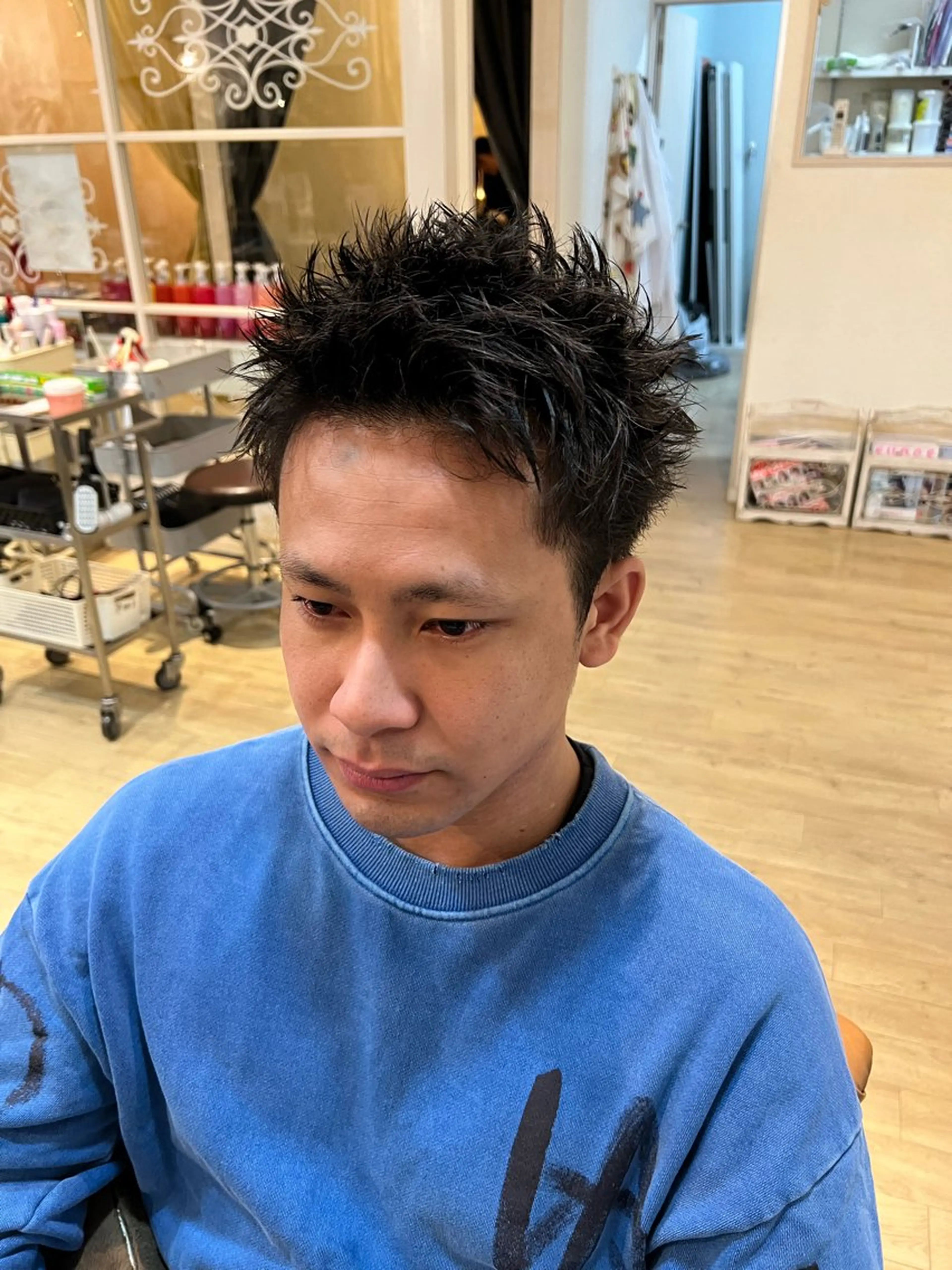 ショート メンズ 森 結輝のヘアスタイル