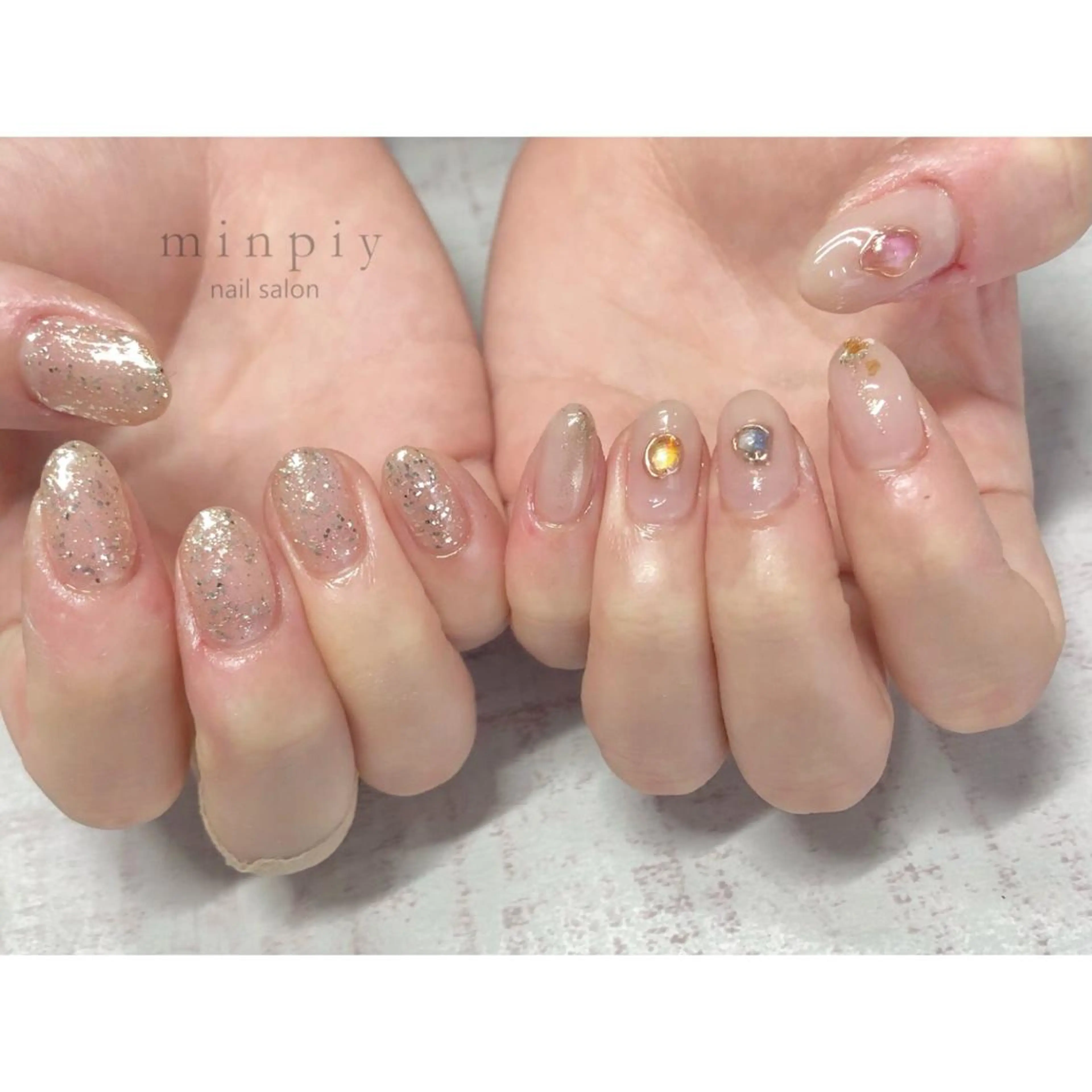 ネイル 𖡼 yumenoのネイルデザイン