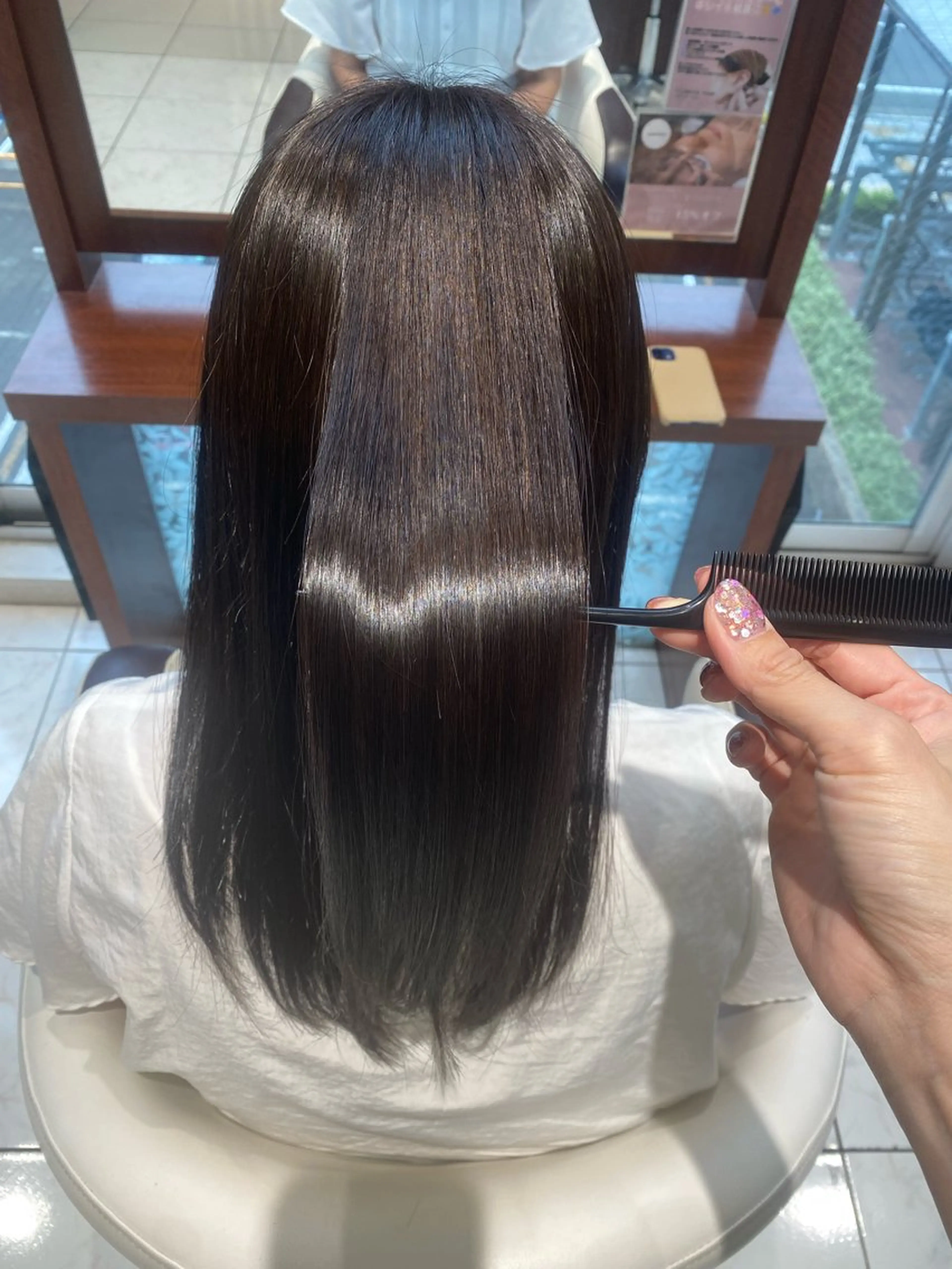 セミロング トリートメント 中谷 明日香のヘアスタイル