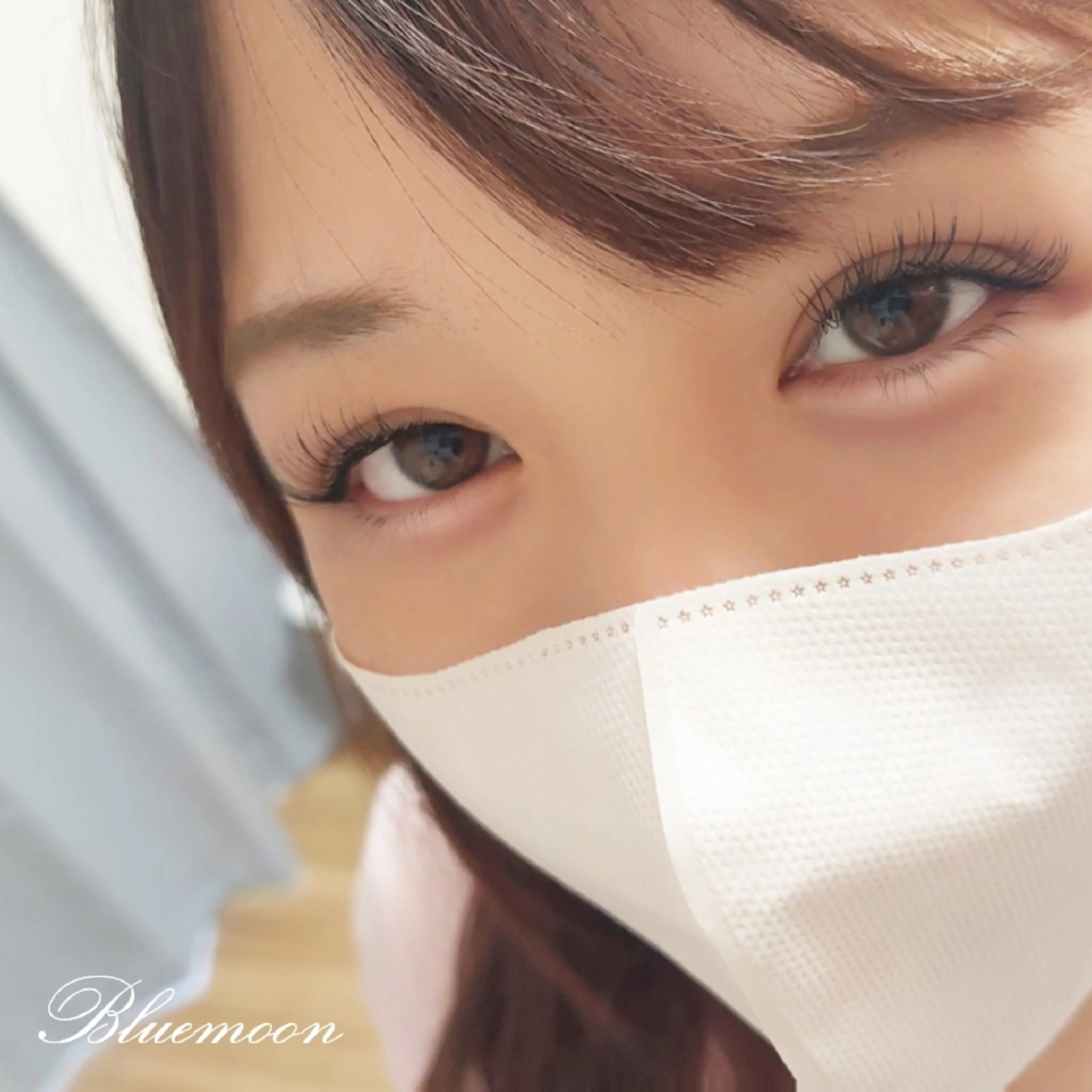 マツエク・マツパ Dカール Blue moonのマツエク・マツパデザイン