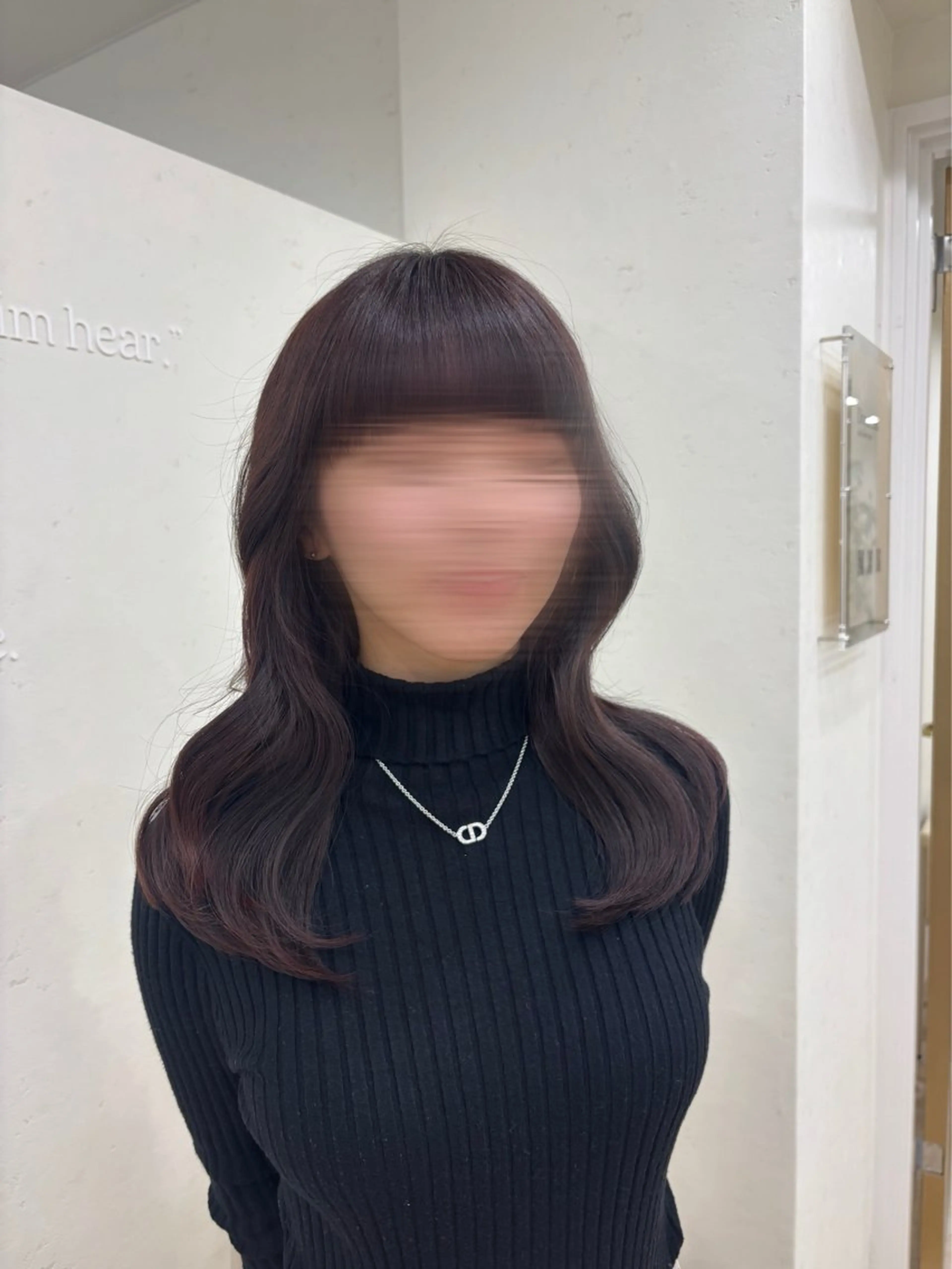 ミディアム ヨシンモリ dityca asakaのヘアスタイル