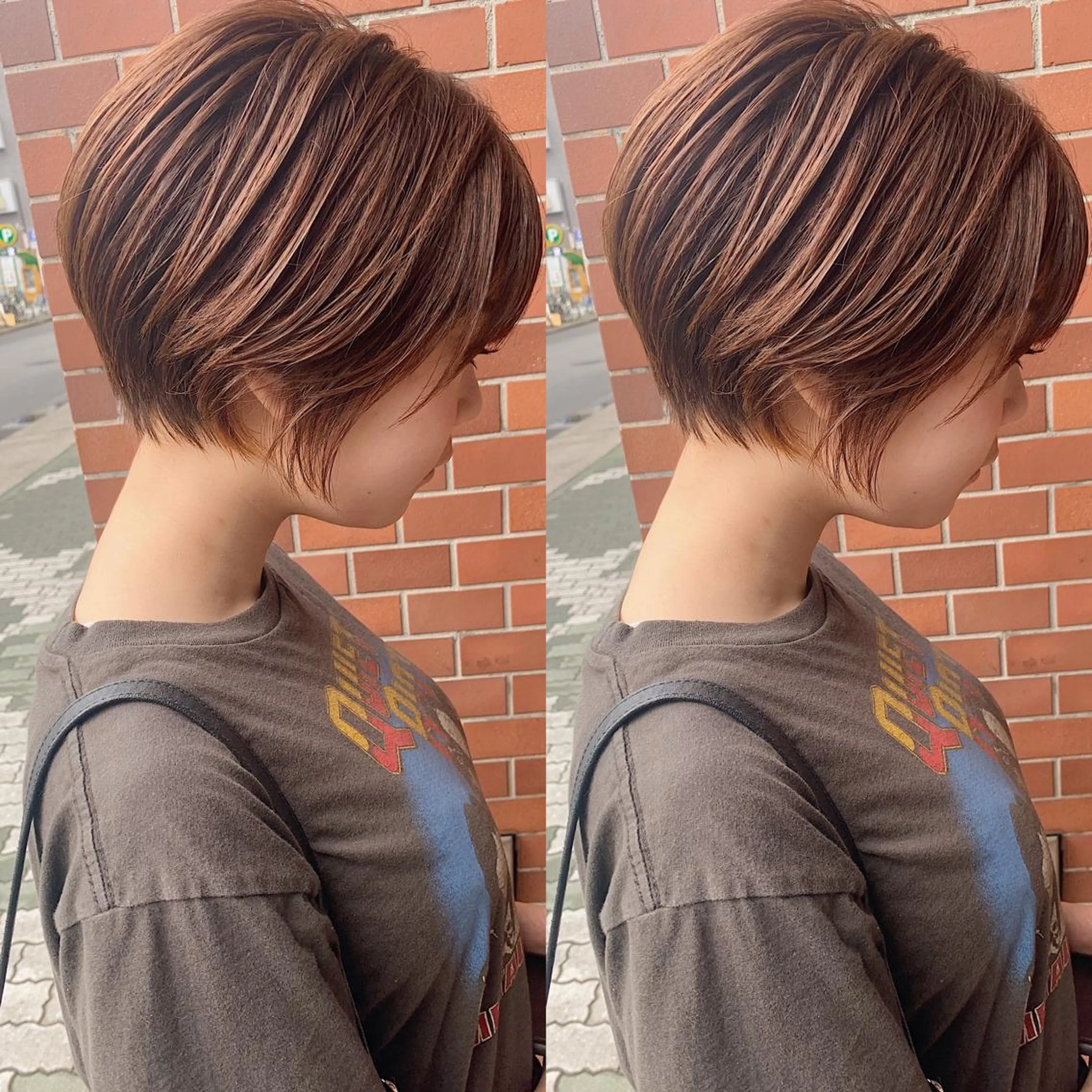 ショート 丹羽大喜 縮毛矯正/美髪矯正のヘアスタイル