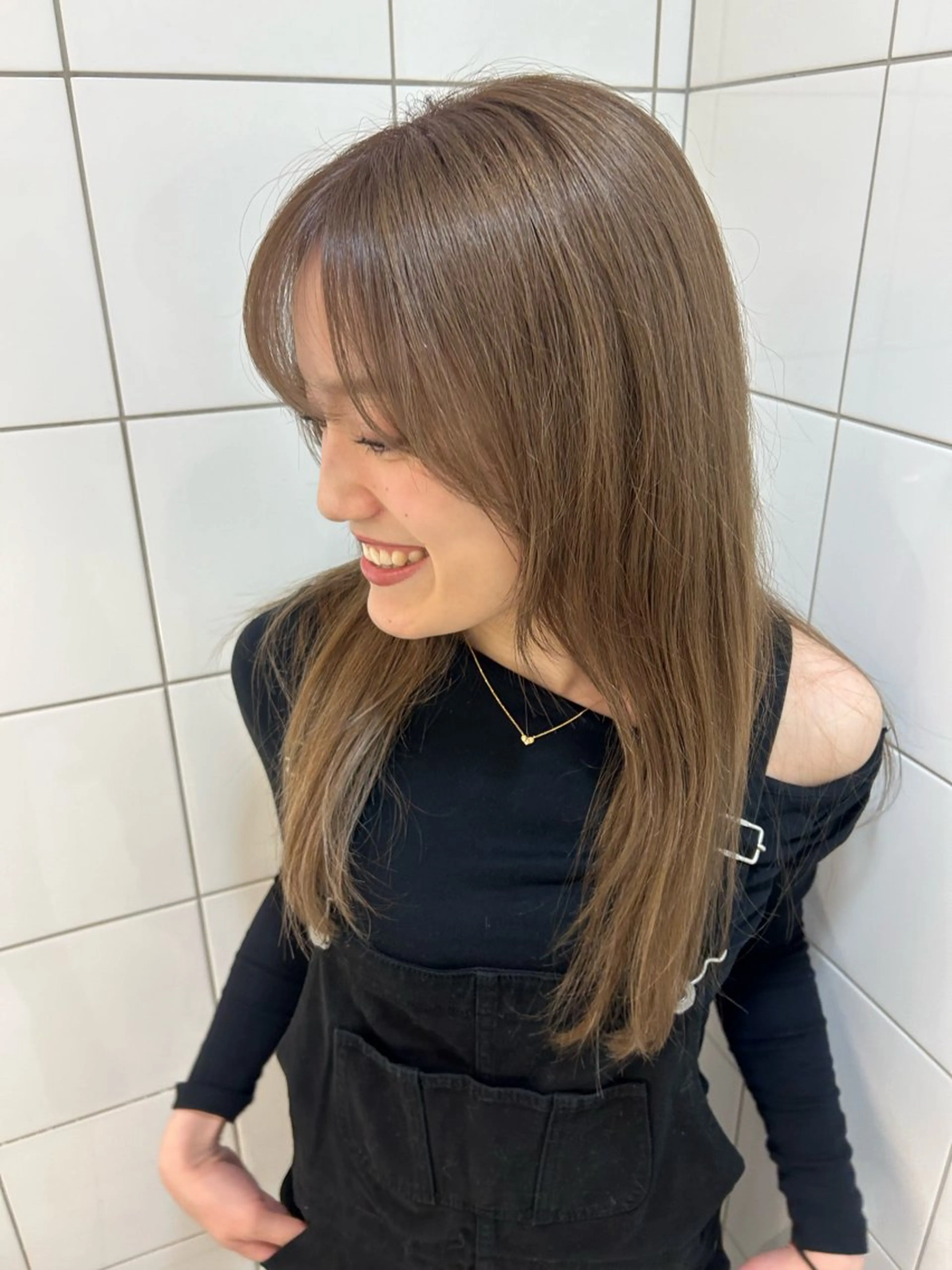 ロング カラー カット ヘアカラー トリートメント 外国人風ヘア/ 髪質改善/ayacaのヘアスタイル